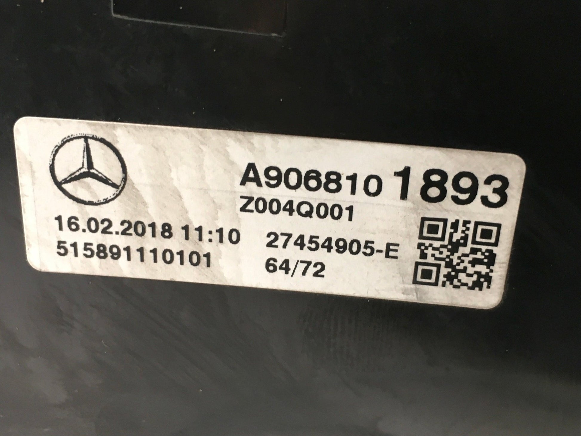 Retrovisor izquierdo Mercedes Sprinter - A9068101893