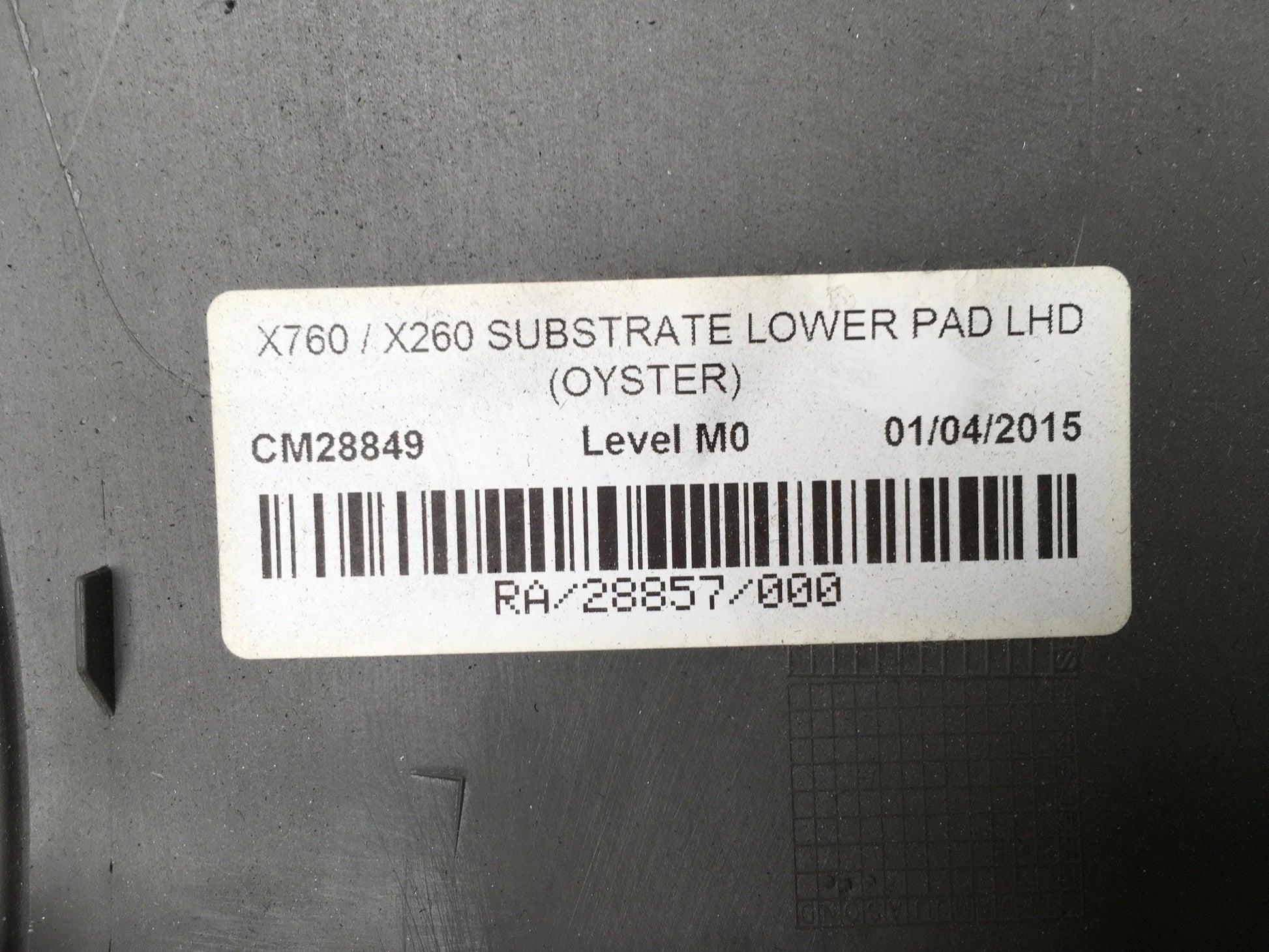 Revestimiento bajo el volante Jaguar XE / XF II - CM28849