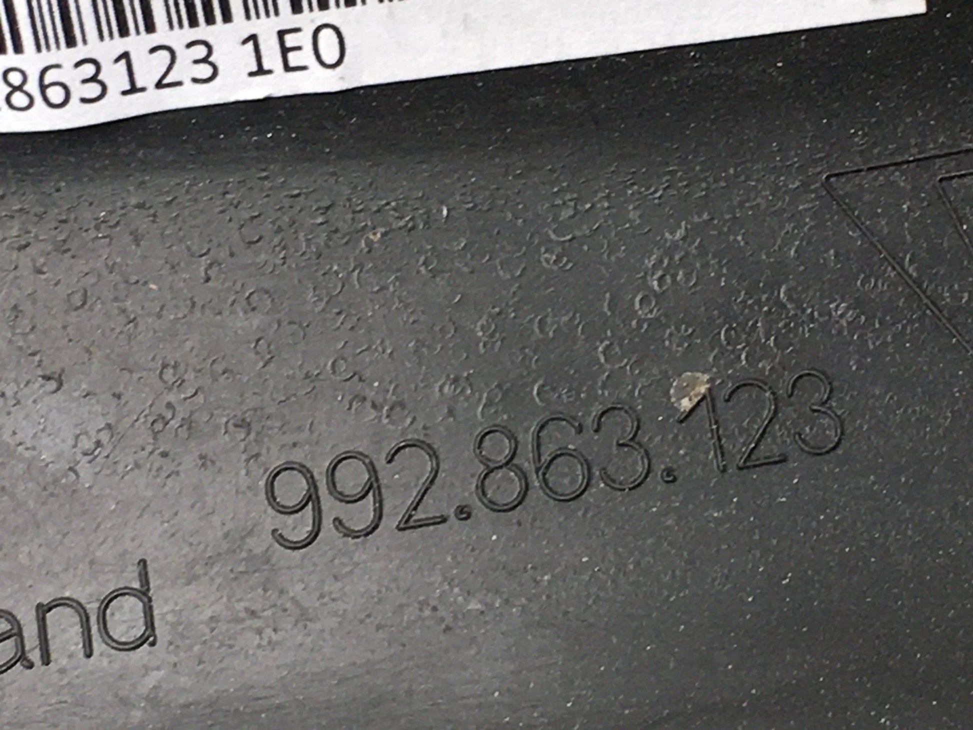 Revestimiento maletero Porsche 992
