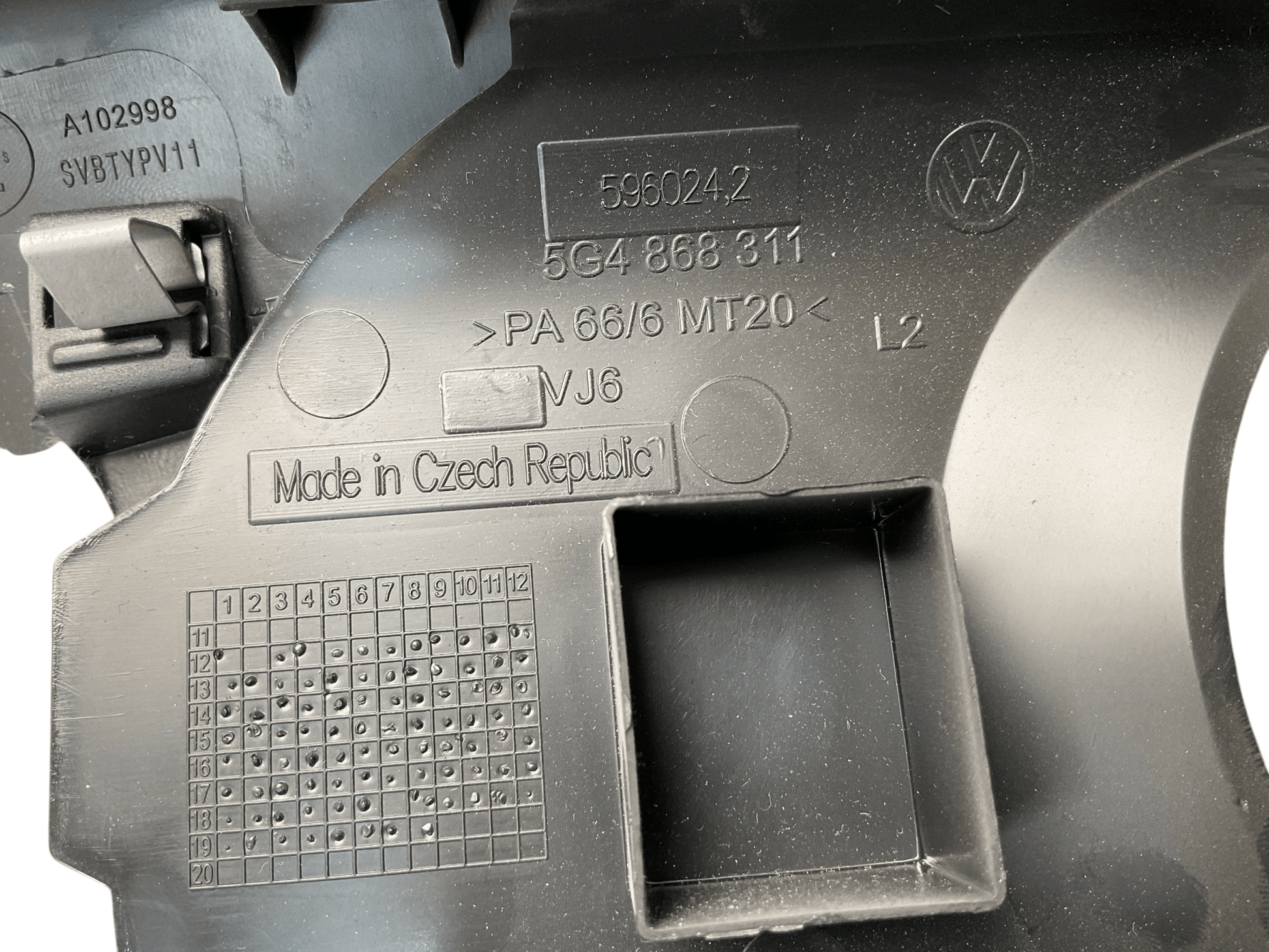 Revestimiento Pilar B izq VW Golf VII 2012-2020 - 5G4868311 _