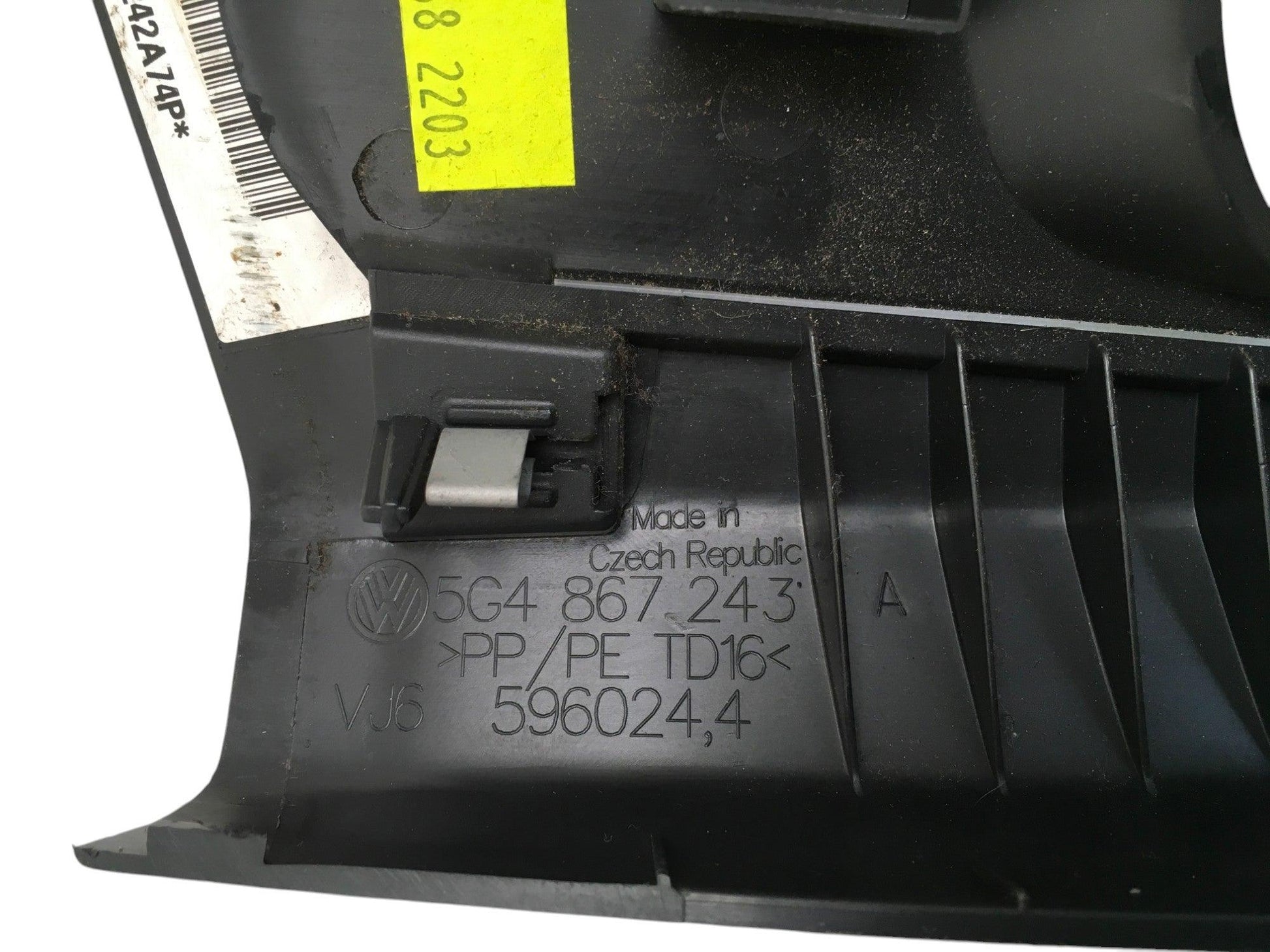 Revestimiento Pilar B izq VW Golf VII - 5G4868311