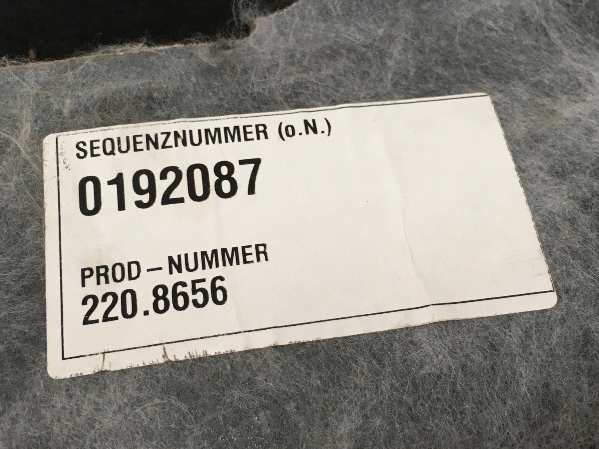 Revestimiento suelo delantero Porsche 911 992 - 992863101D