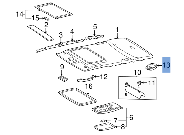 Salida cinturon Toyota Rav4 II - 6338142020