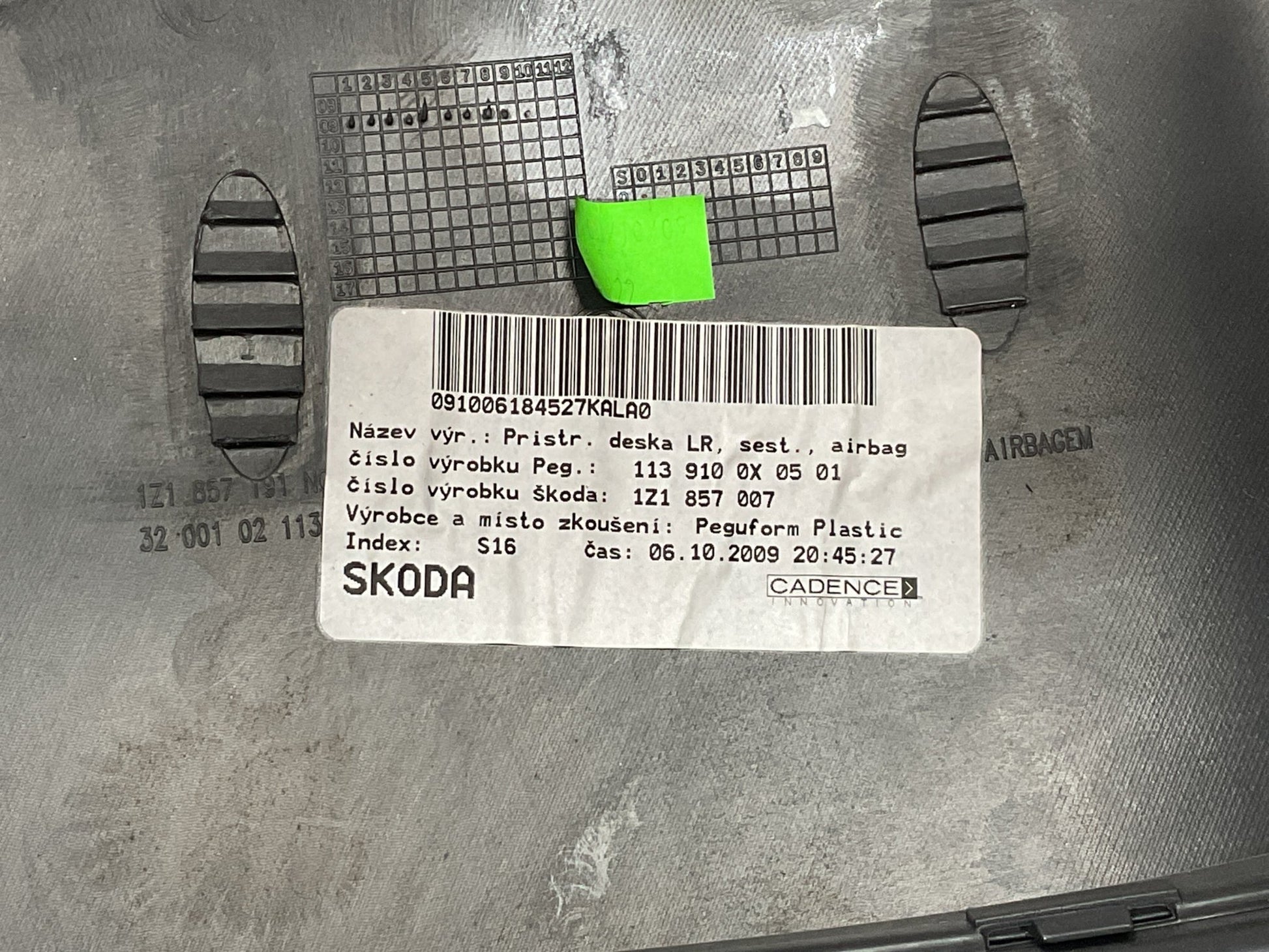 Salpicadero Skoda Octavia 2004-2013 - 1Z1857007
