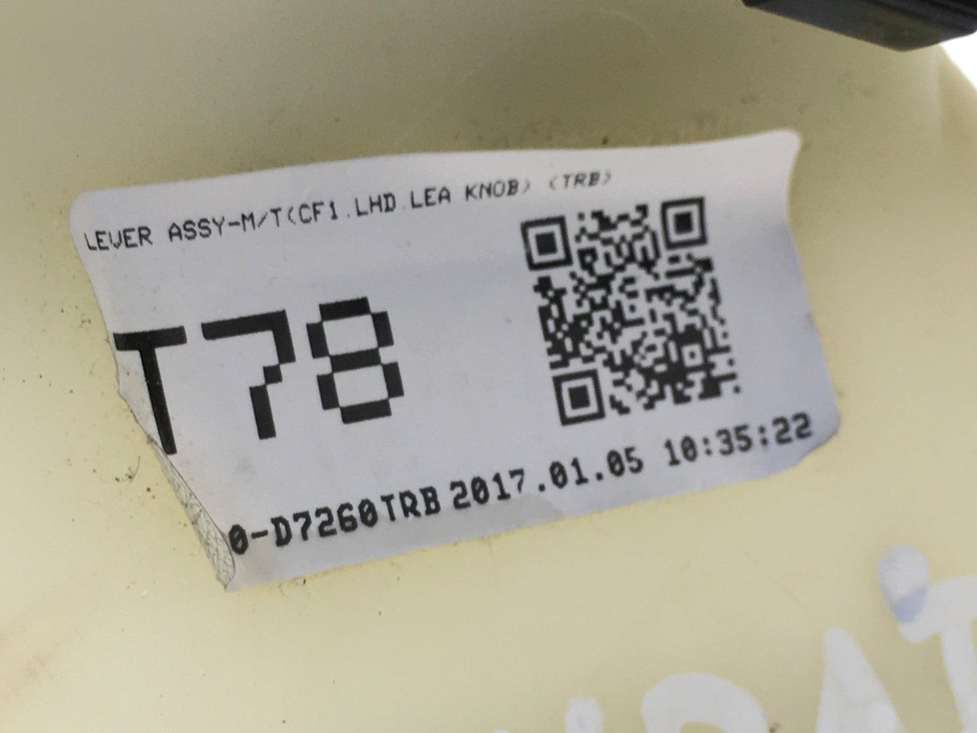 Selector marchas Hyundai Tucson TL - 43700D7260TRB