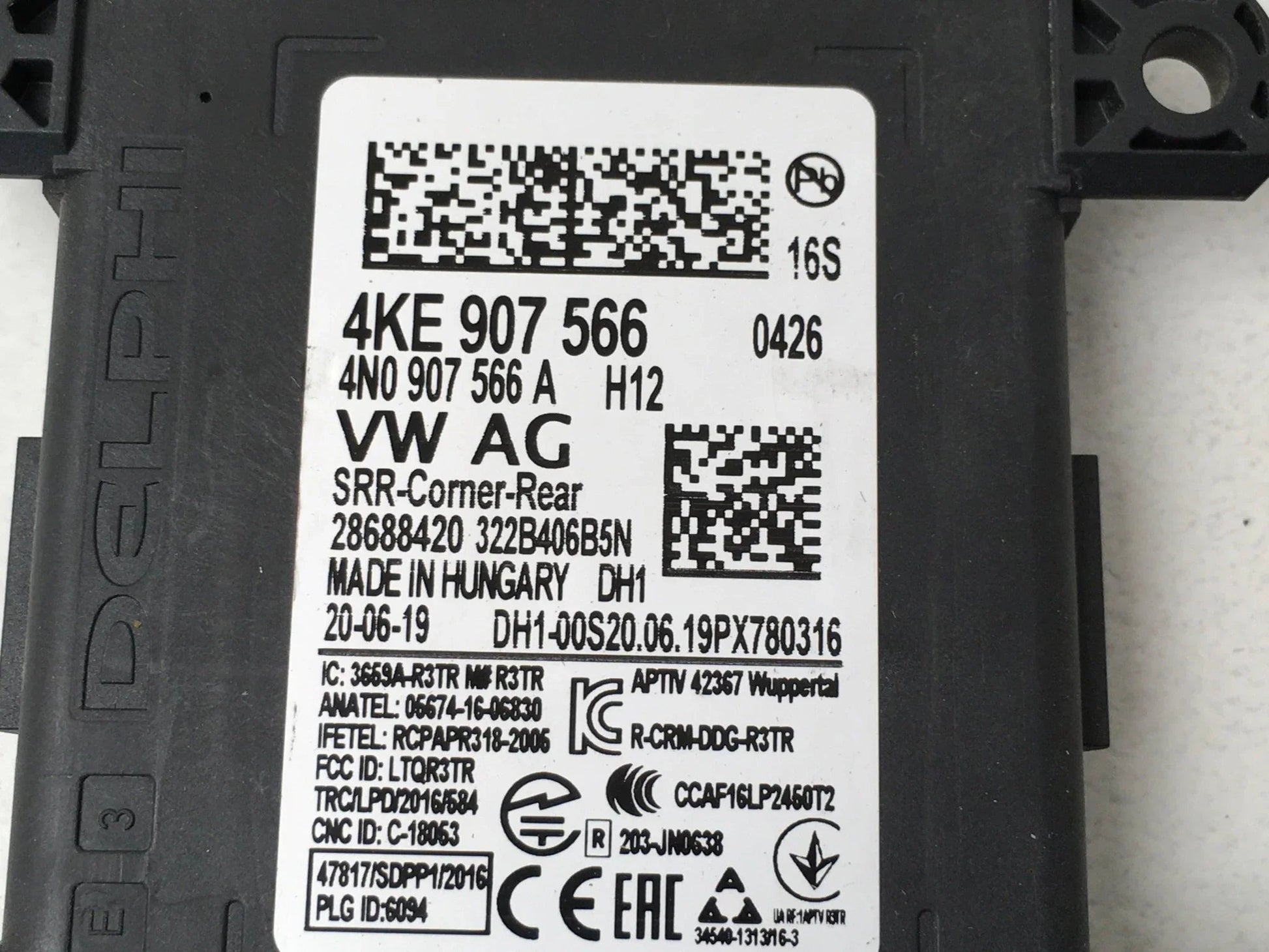 Sensor punto ciego VAG 4KE907566