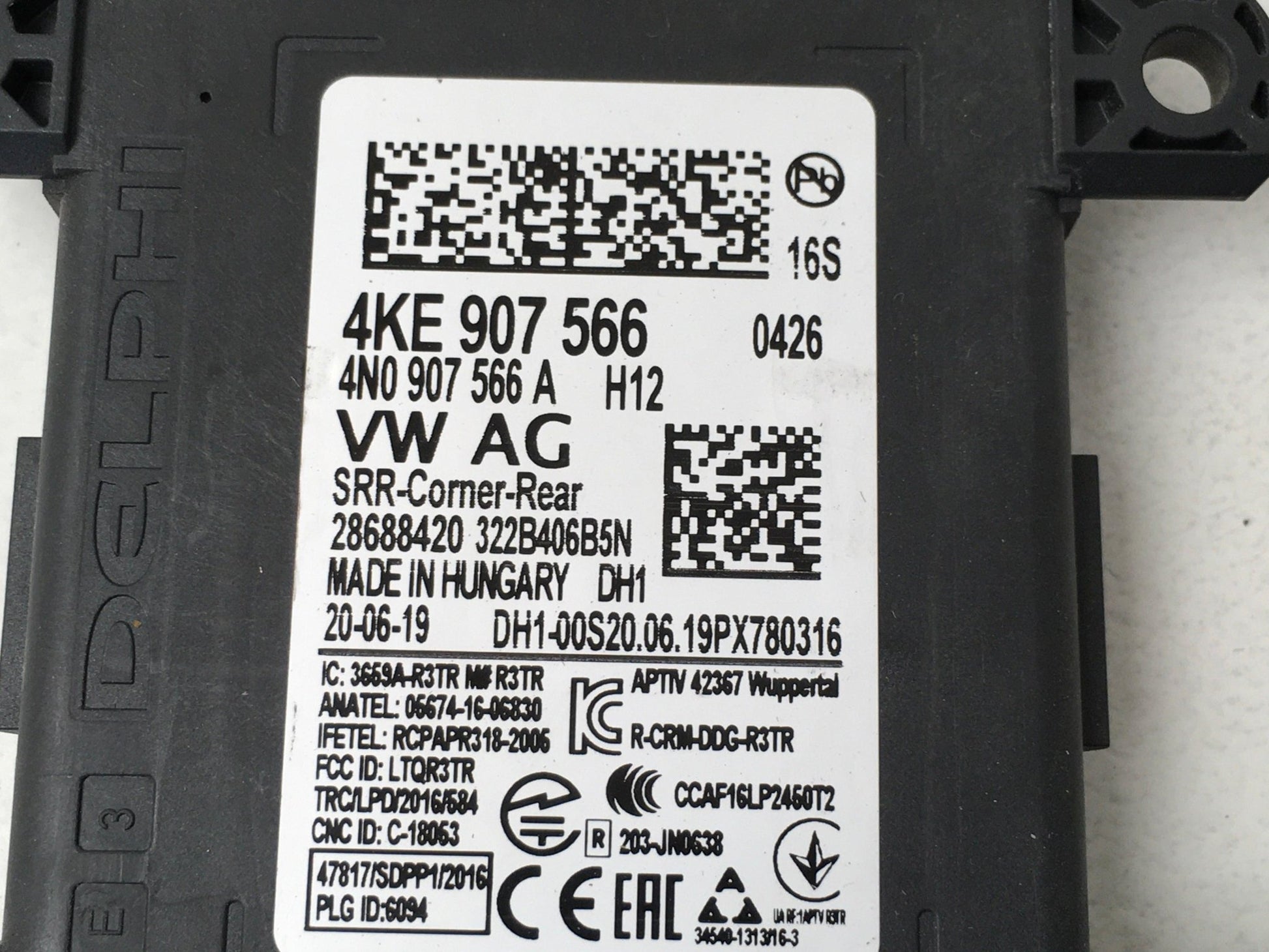 Sensor punto ciego VAG 4KE907566 - 4KE907566