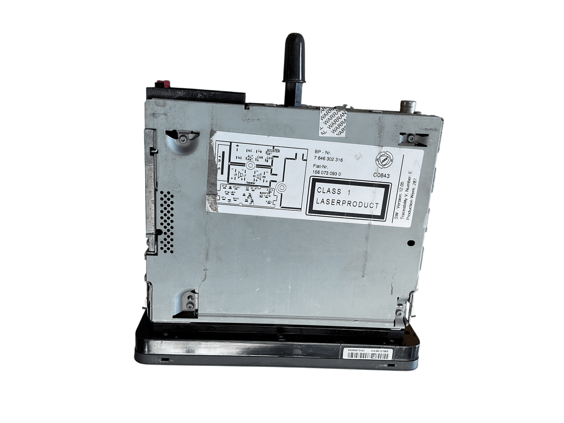 Sistema audio Alfa Romeo 05-12 - 7646302316