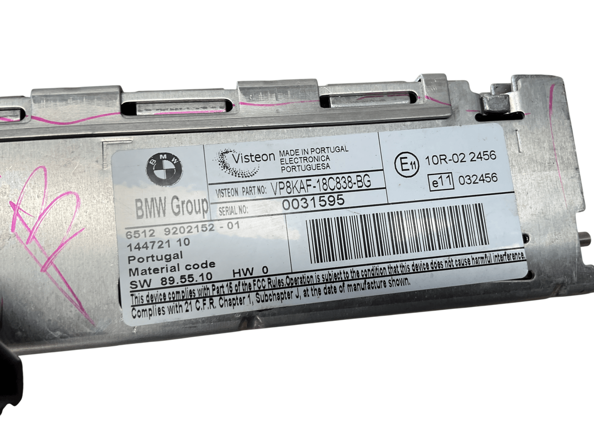 Sistema audio BMW Serie 1 04-13 - RA9202152011