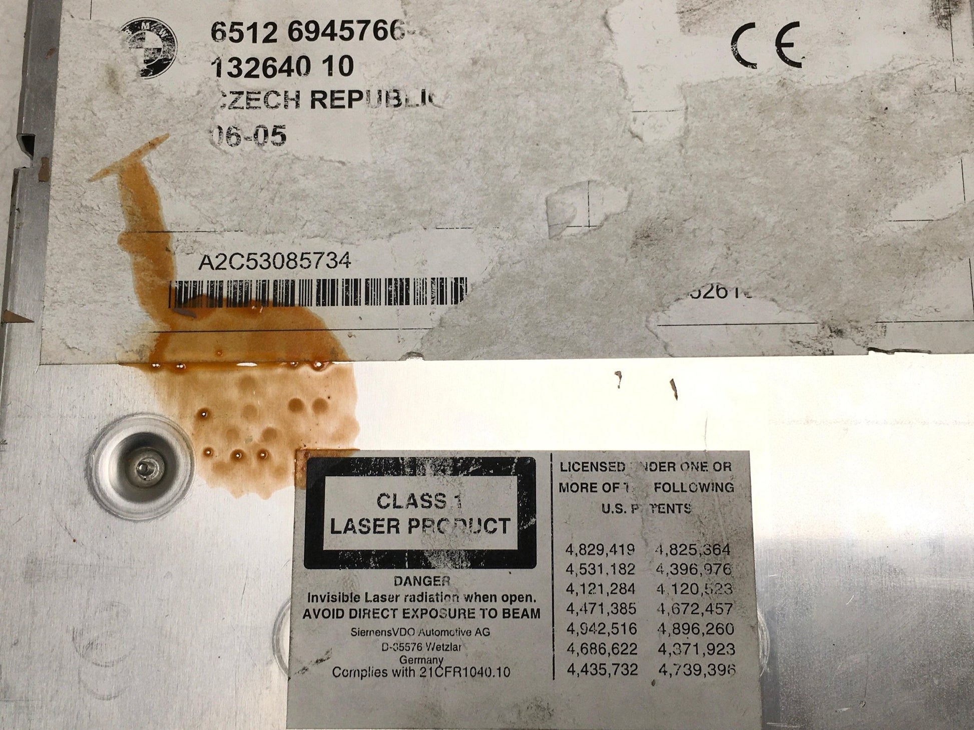 Sistema Audio BMW X3 E83 - 65126945766