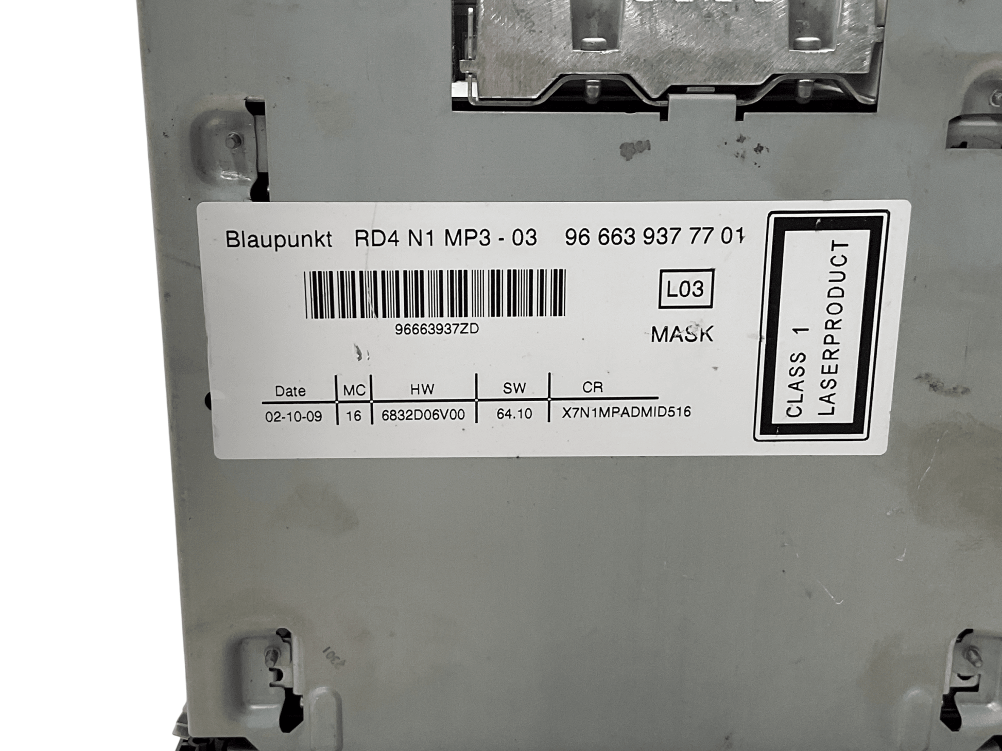 Sistema Audio Citroen Berlingo 08-18 - 966639377701