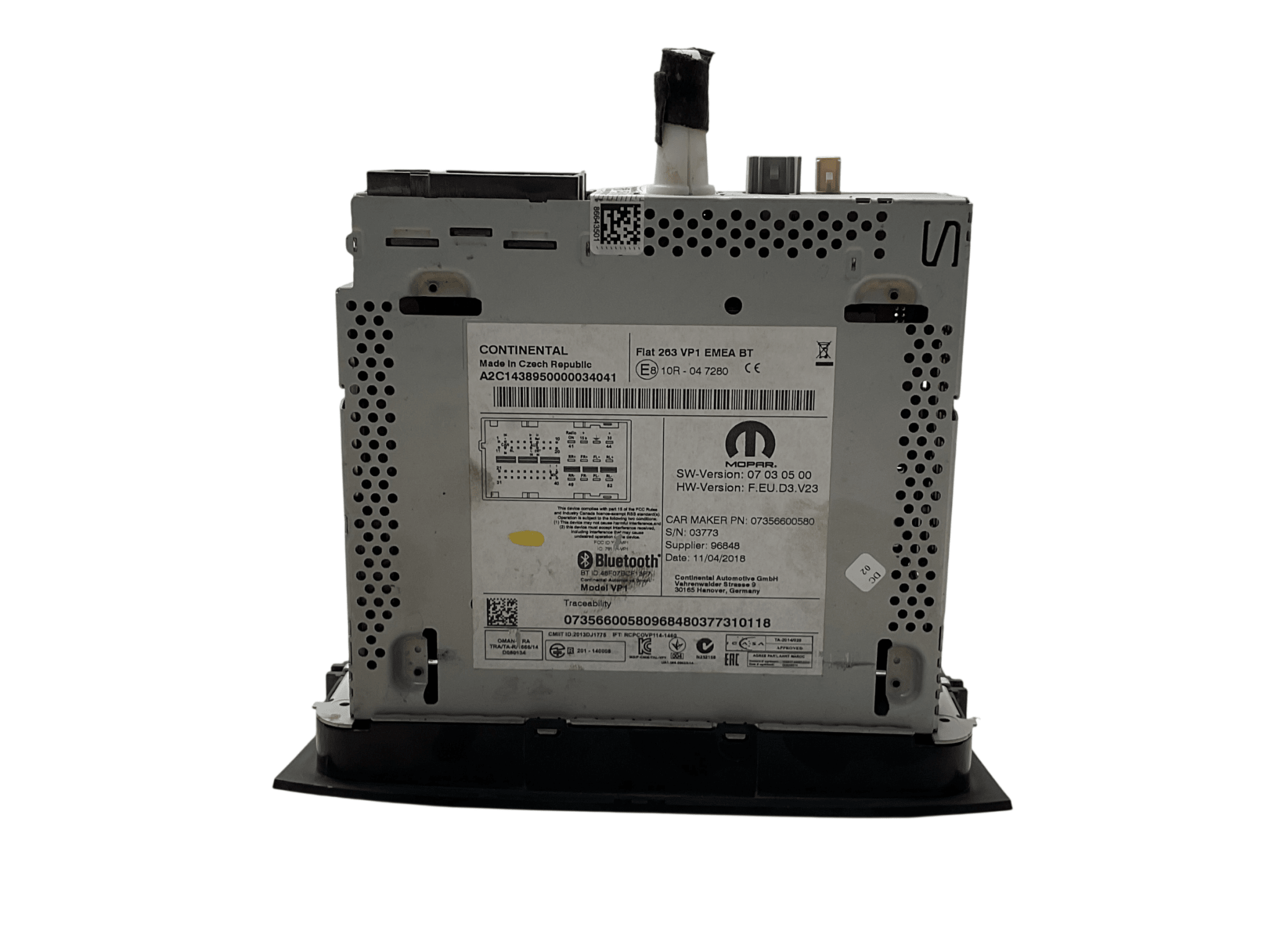 Sistema Audio Fiat Doblo 10-22 - E810R047280