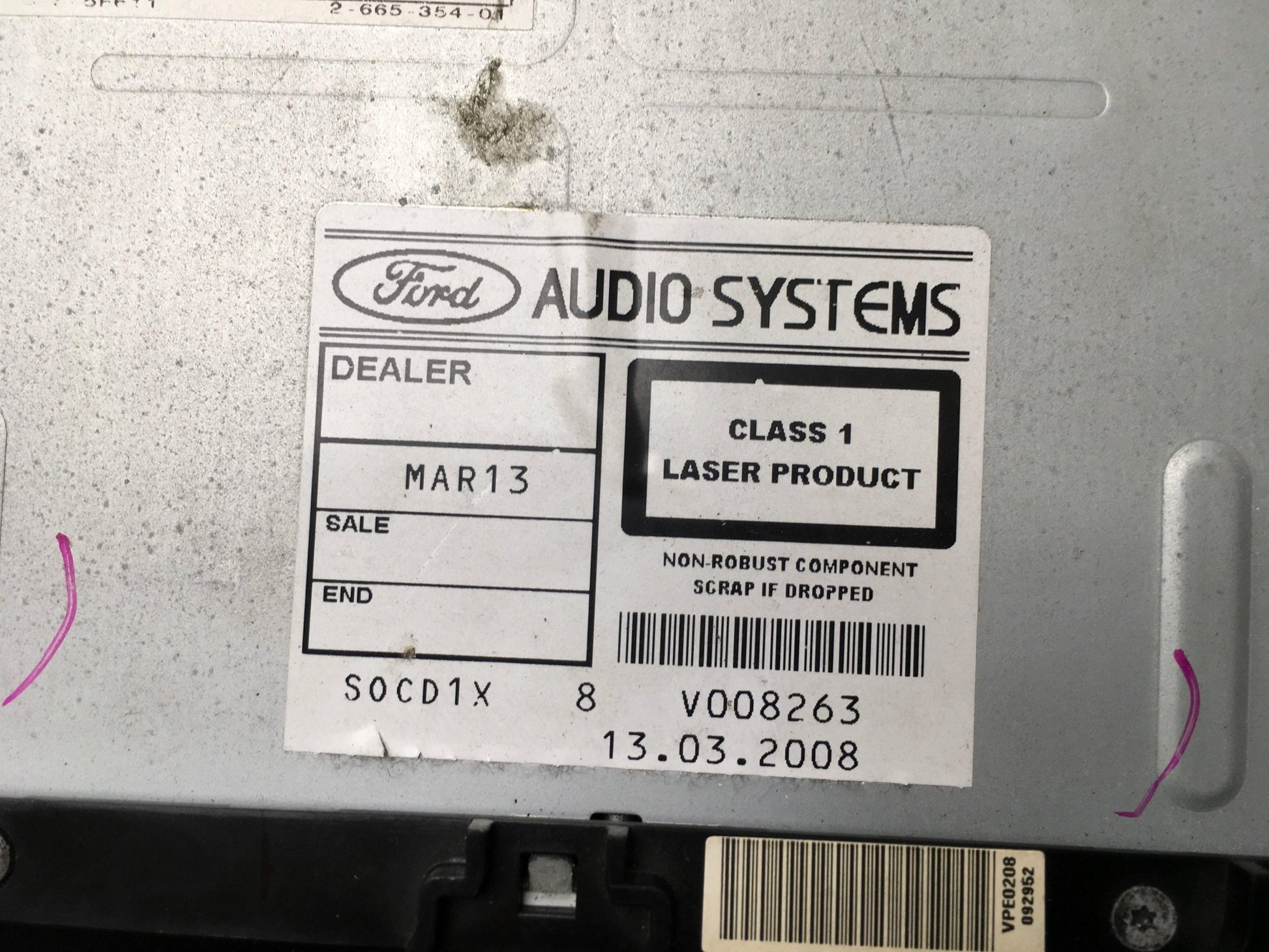 Sistema Audio Ford Focus II - 7M5T18C939EA