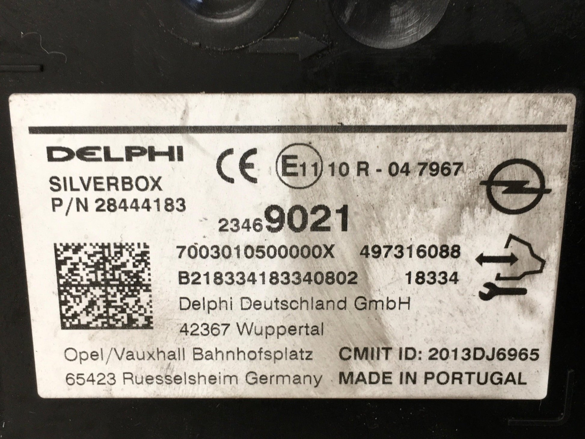 Sistema Audio Opel 2013DJ6965 - 2013DJ6965