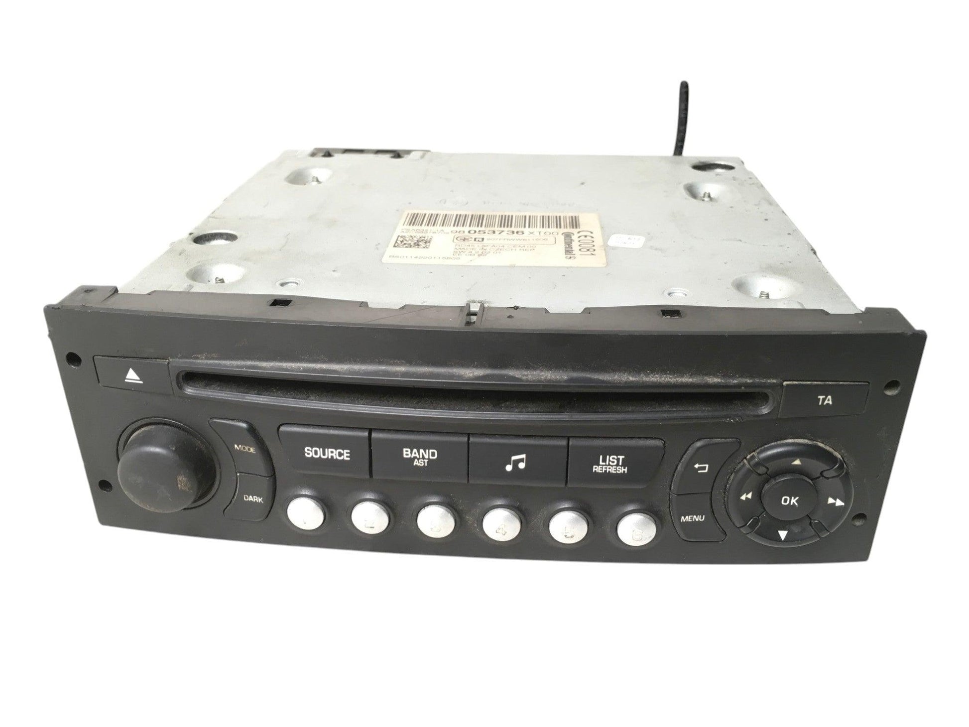 Sistema Audio PSA 98053736 - 98053736XT00