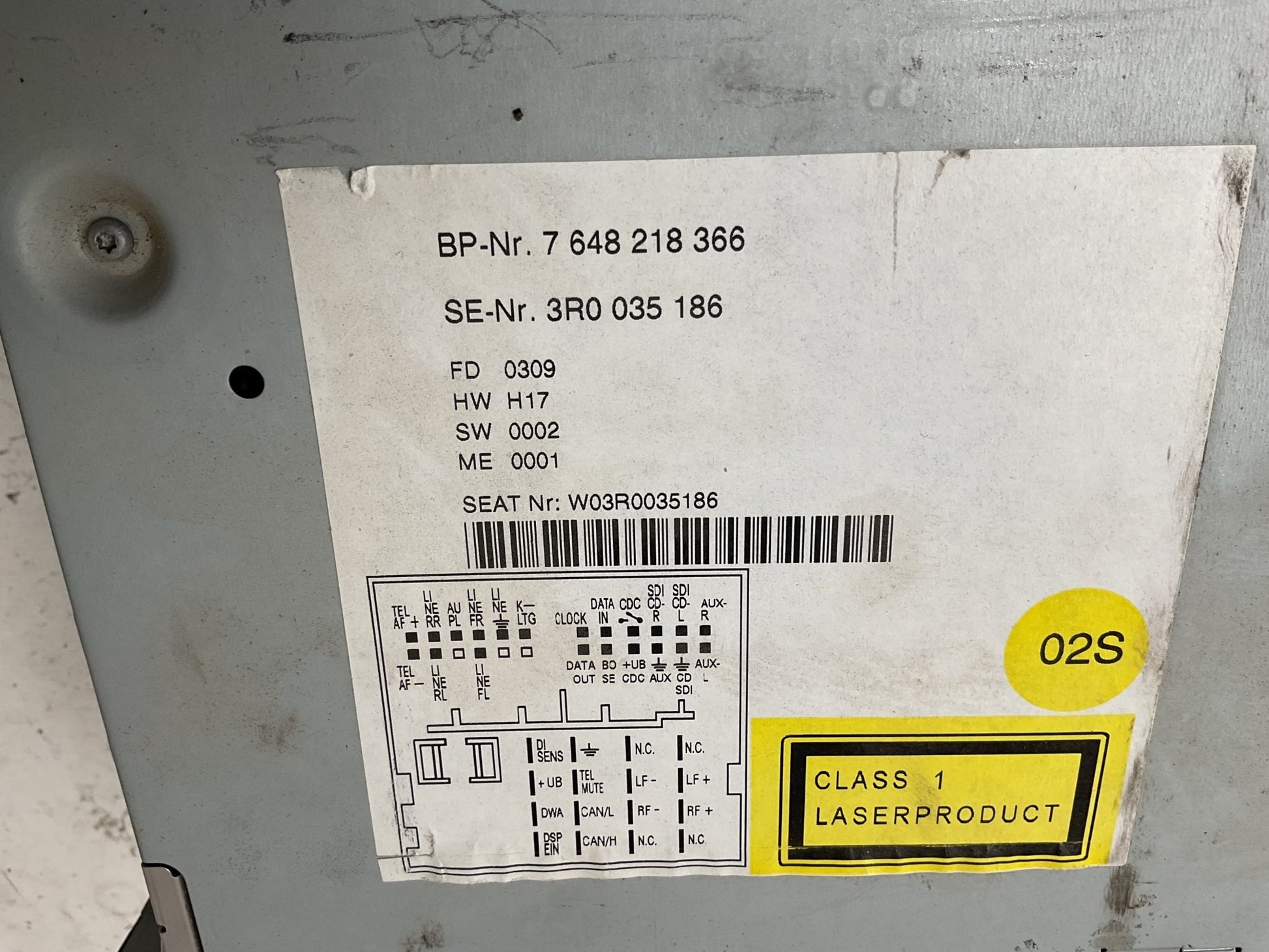 Sistema Audio Seat Exeo 09-13 - 3R0035186_