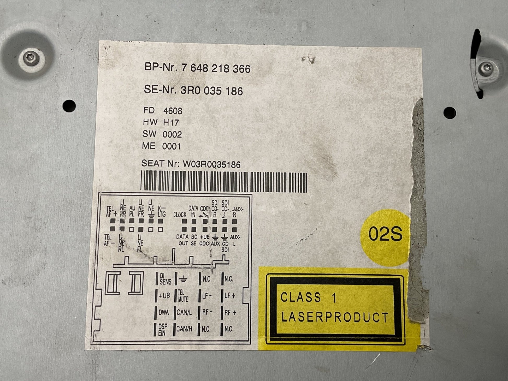 Sistema Audio Seat Exeo 2008 - 2013 - 3R0035186