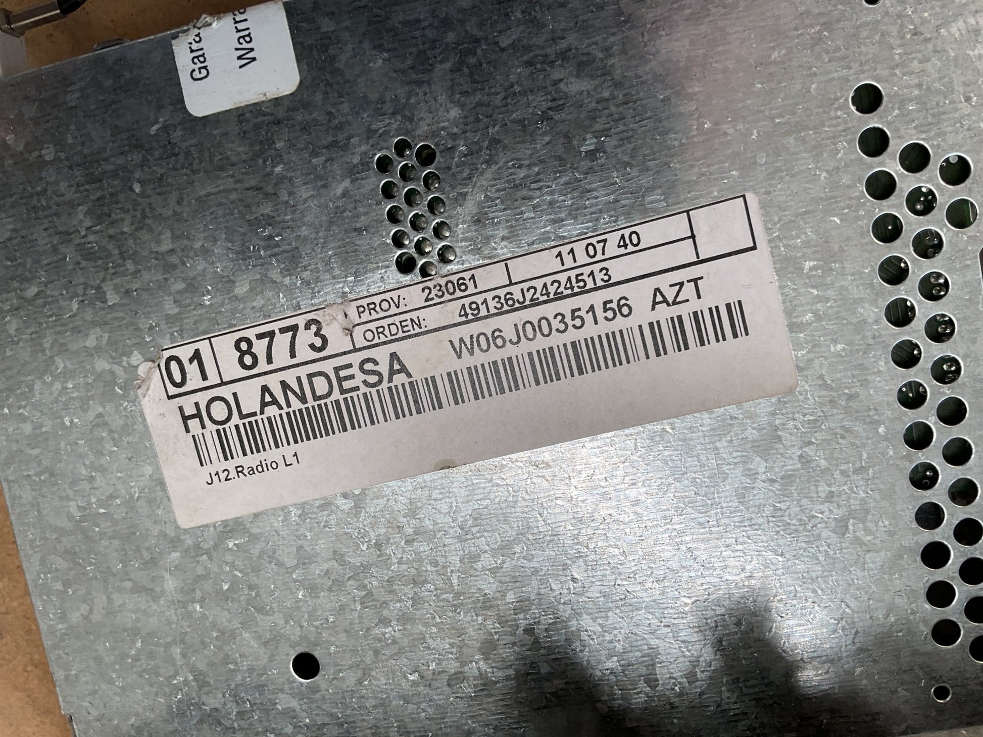 Sistema audio SEAT Ibiza 08-17 - W06J0035156