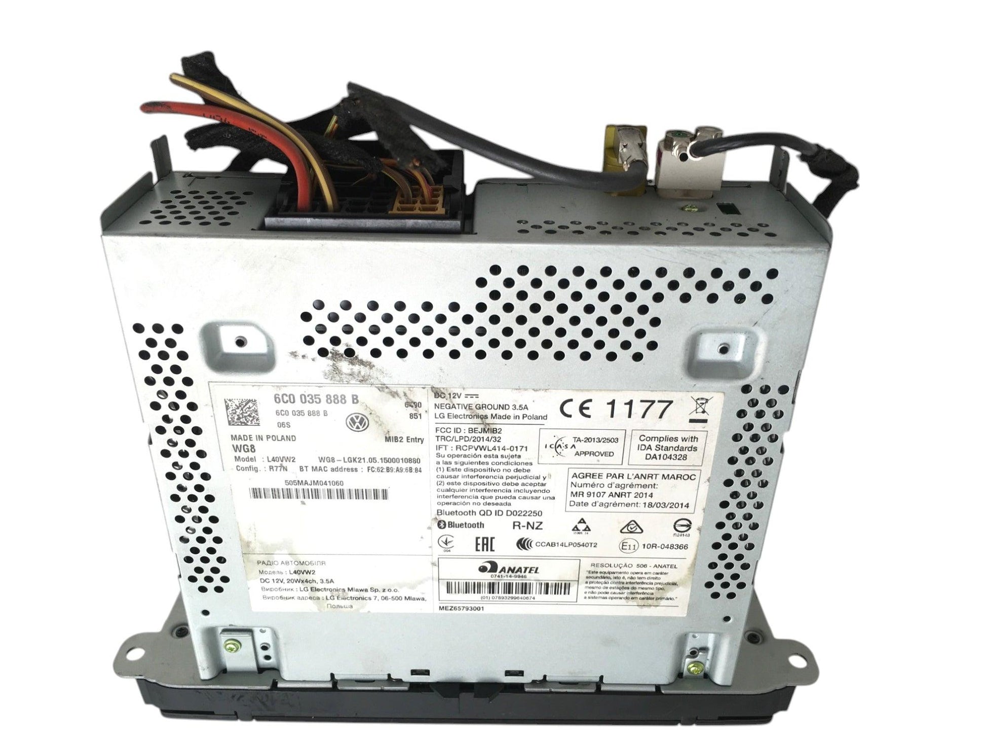 Sistema Audio VW Polo V 6R - 6C0035888B