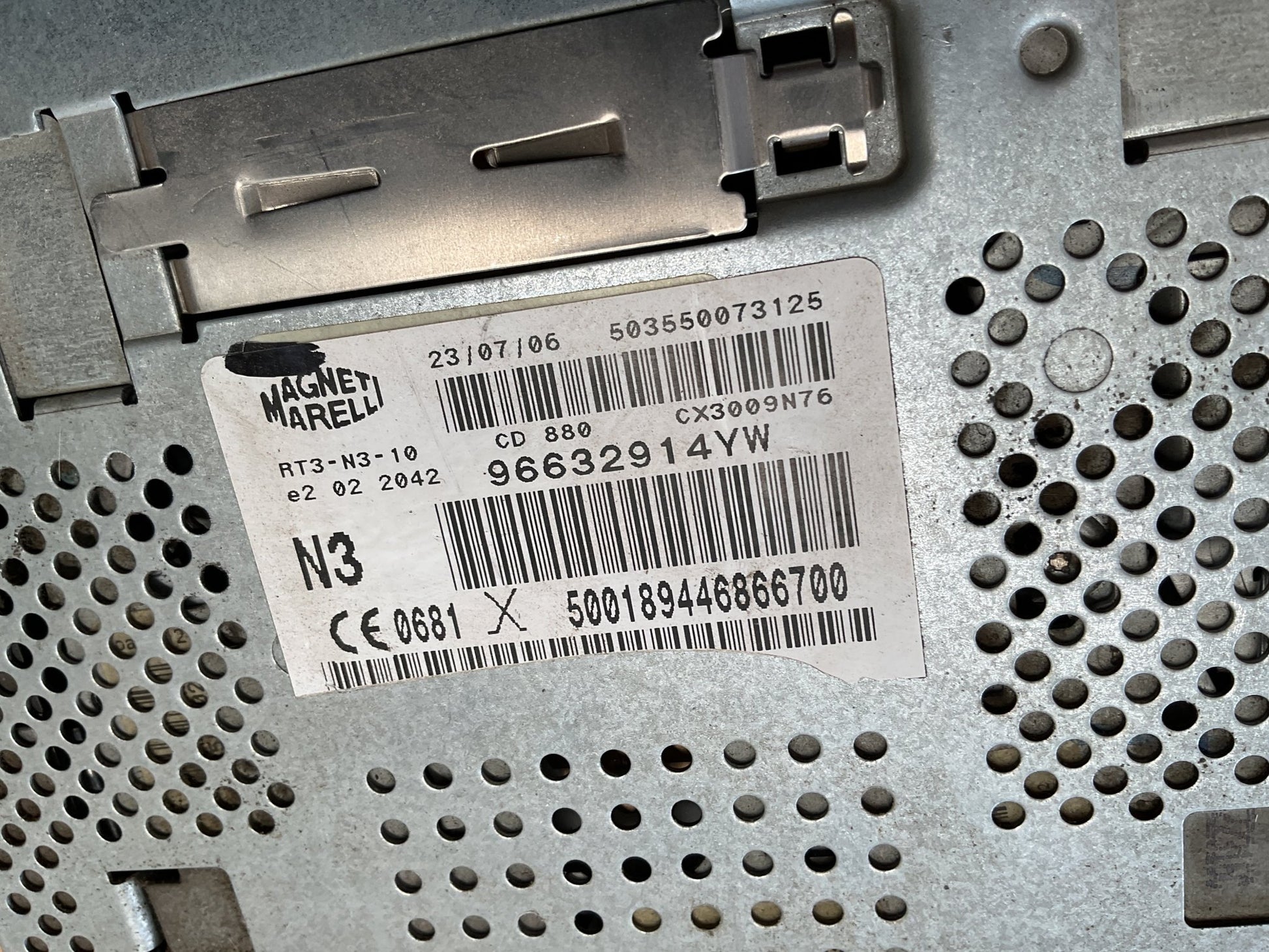 Sistema de navegación GPS Citroën-Peugeot 96692914YW - 96692914YW