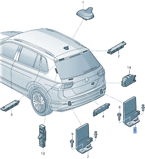 Sistema GPS VW 3G9035534 - 3G9035534