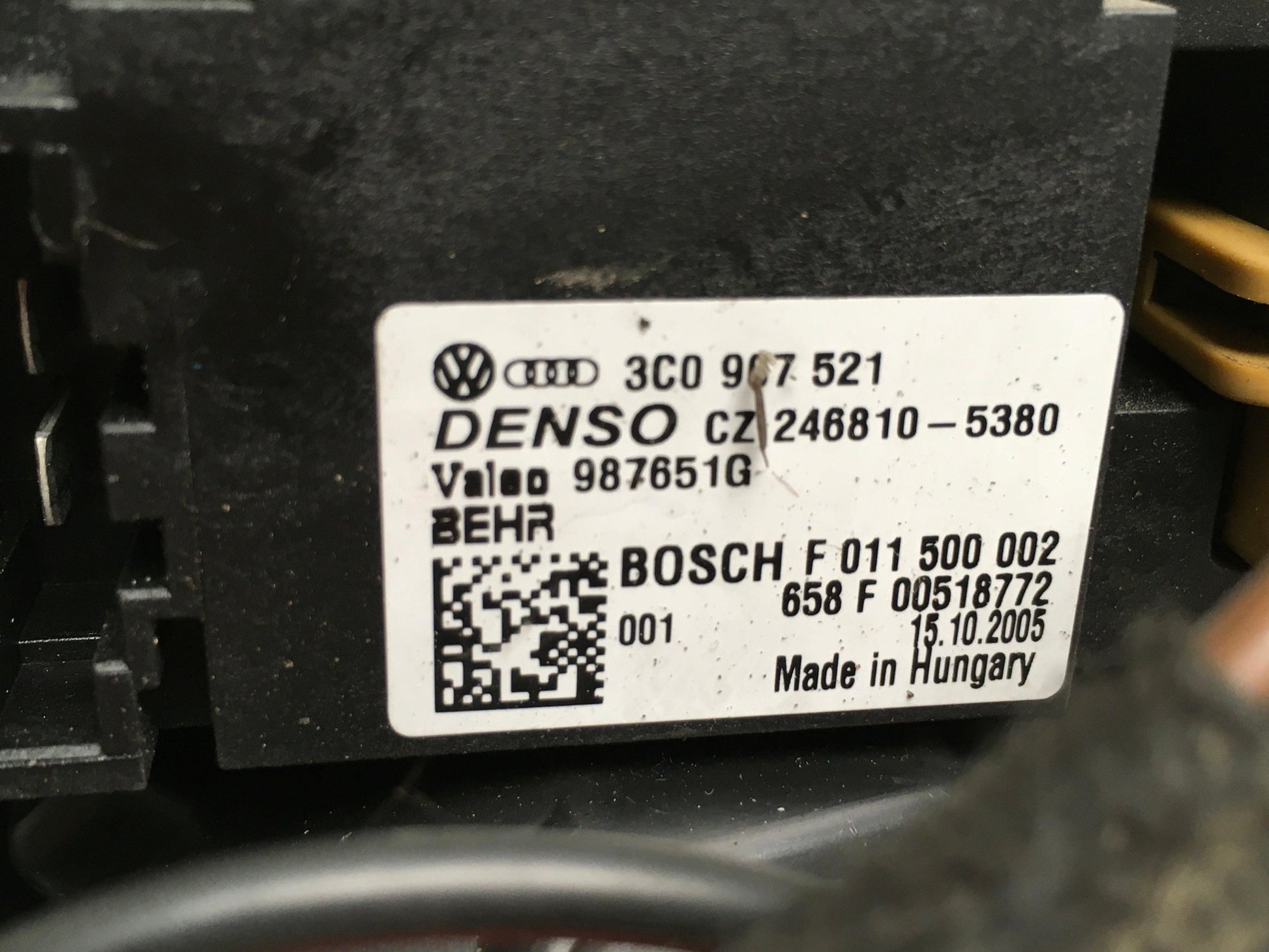 Soplador climatizador VW 1K1820015D - 1K1820015D