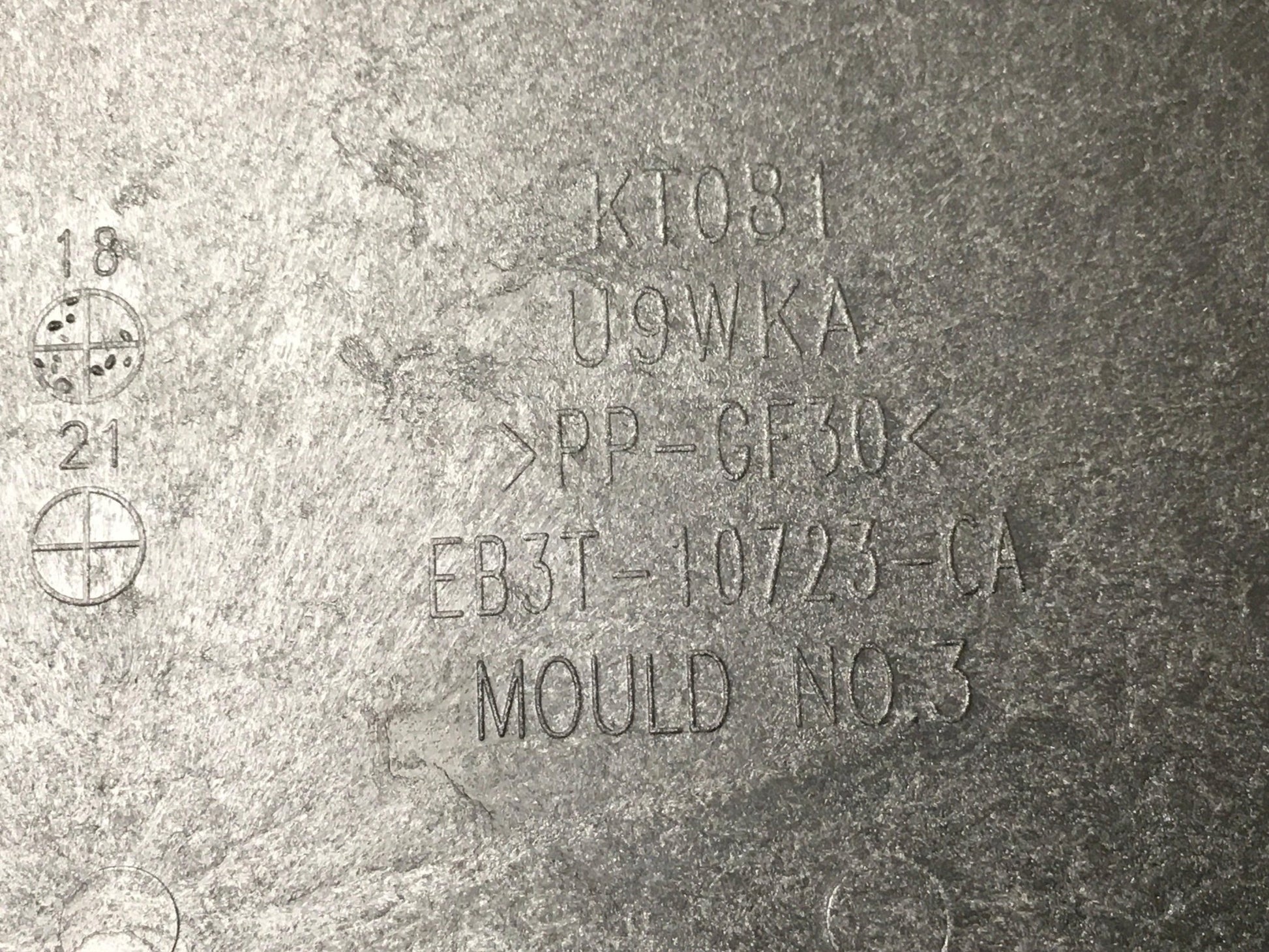 Soporte bateria Ford Ranger TKE - EB3T10723BC