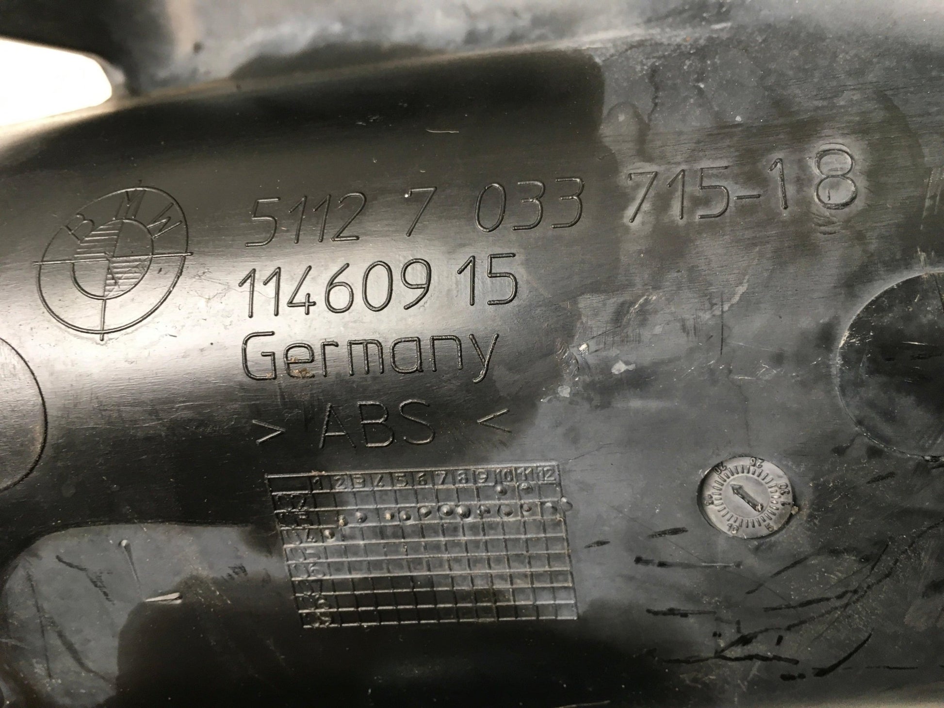 Soporte parachoques tra izq BMW E60 - 7033715