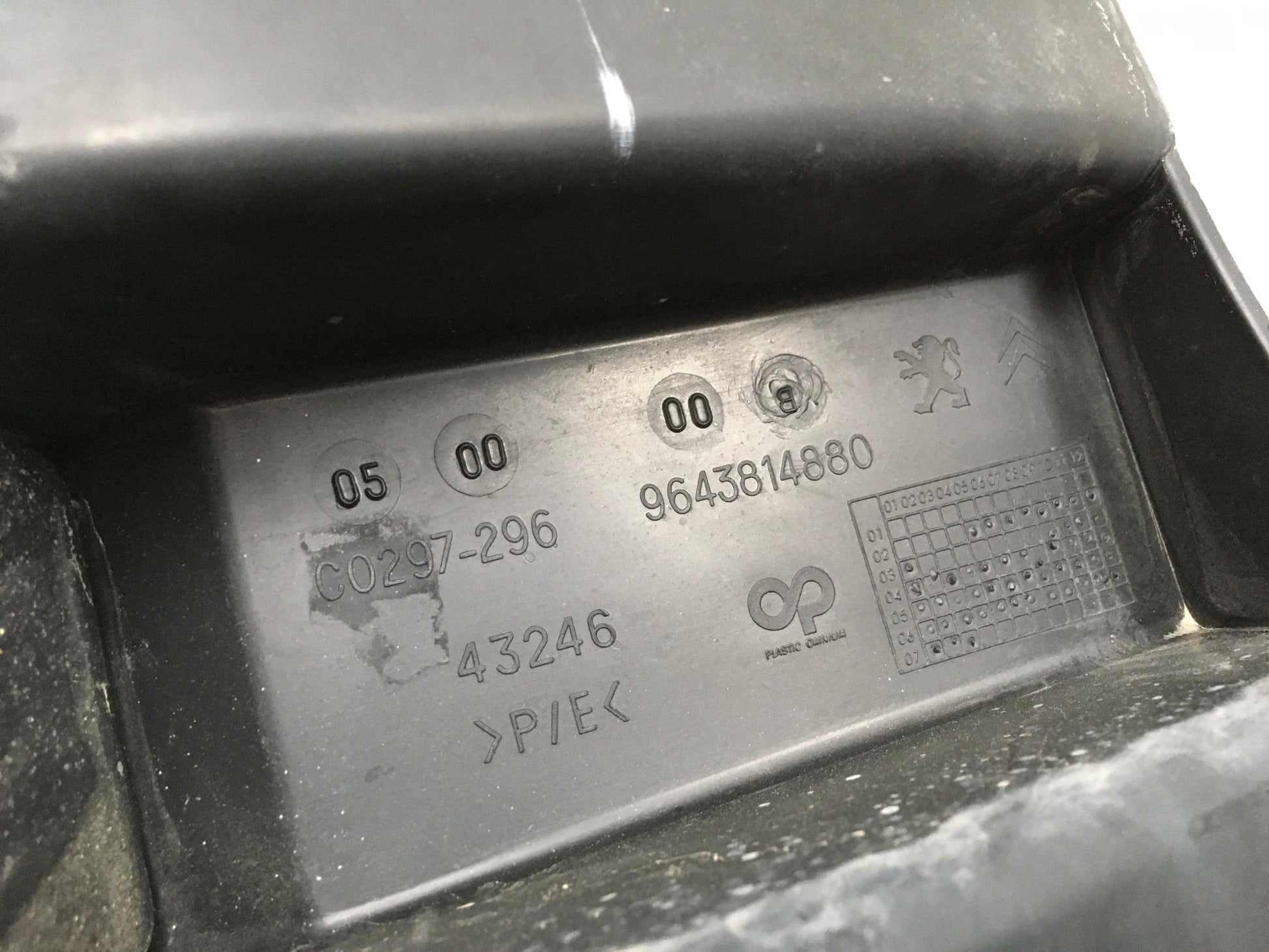 Soporte paragolpes Peugeot Partner I - 9643814880