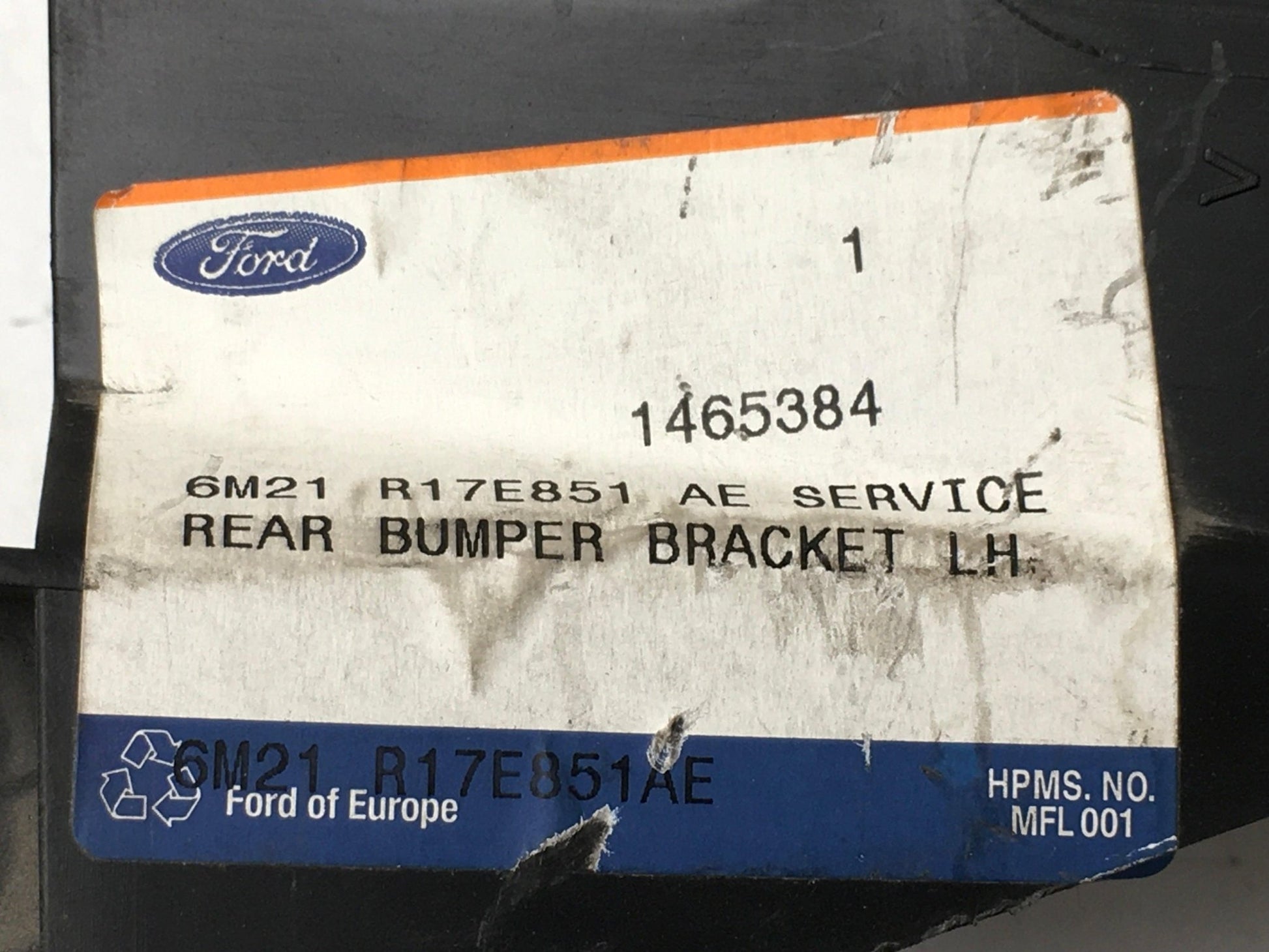 Soporte paragolpes trasero Ford S - max I - 6M21R17E851AE