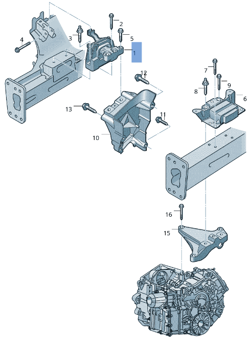 Sporte motor VW 5WA199262D - 5WA199262D