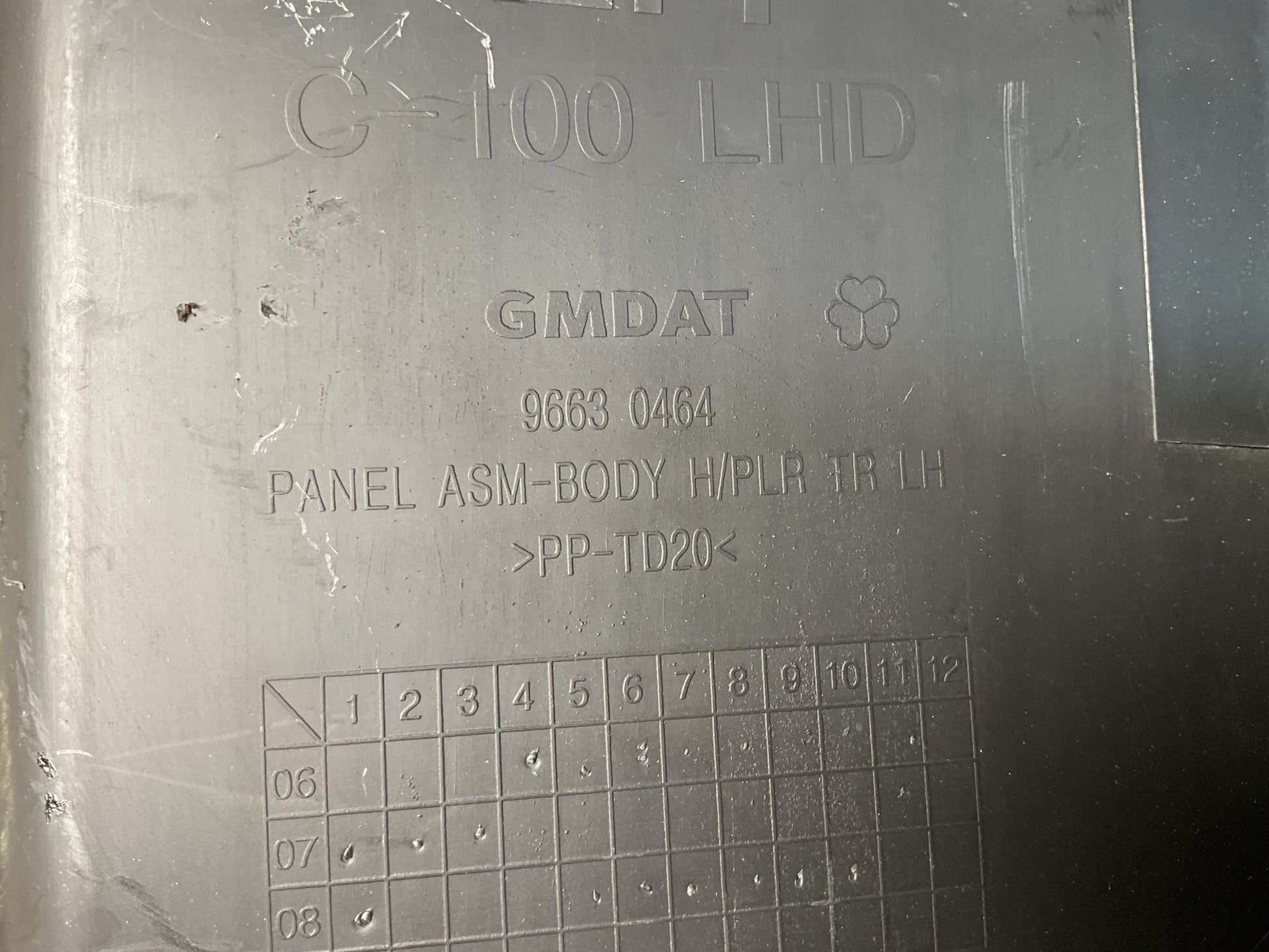 Talonera del izq Antara Captiva 2006 - 2018 - 96630464