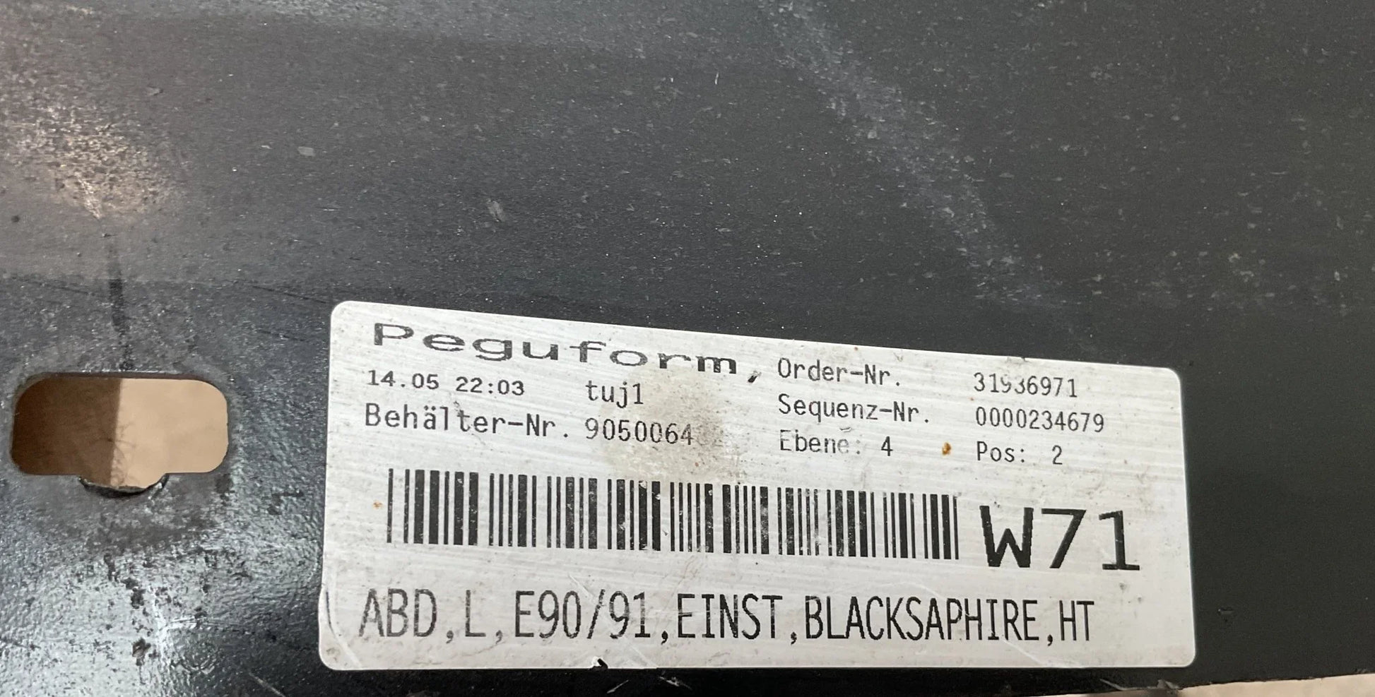 Talonera izq BMW Serie 3 2004-2011 - 51777062297