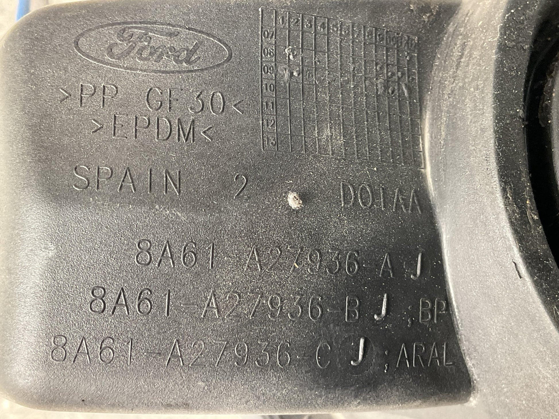 Tapa Combustible Ford Fiesta 2008 - 2017 - 8A61A27936AJ