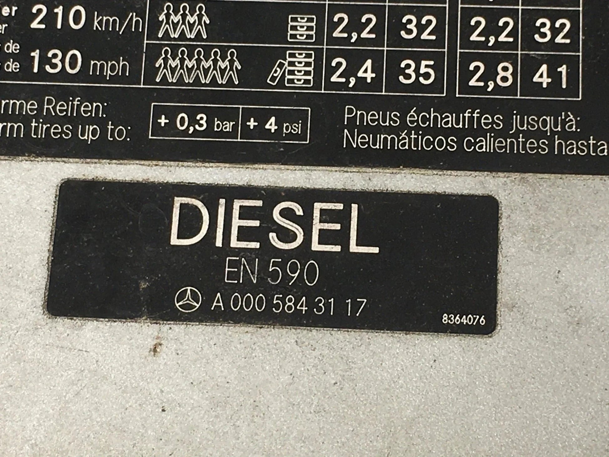 Tapa combustible Mercedes E W211