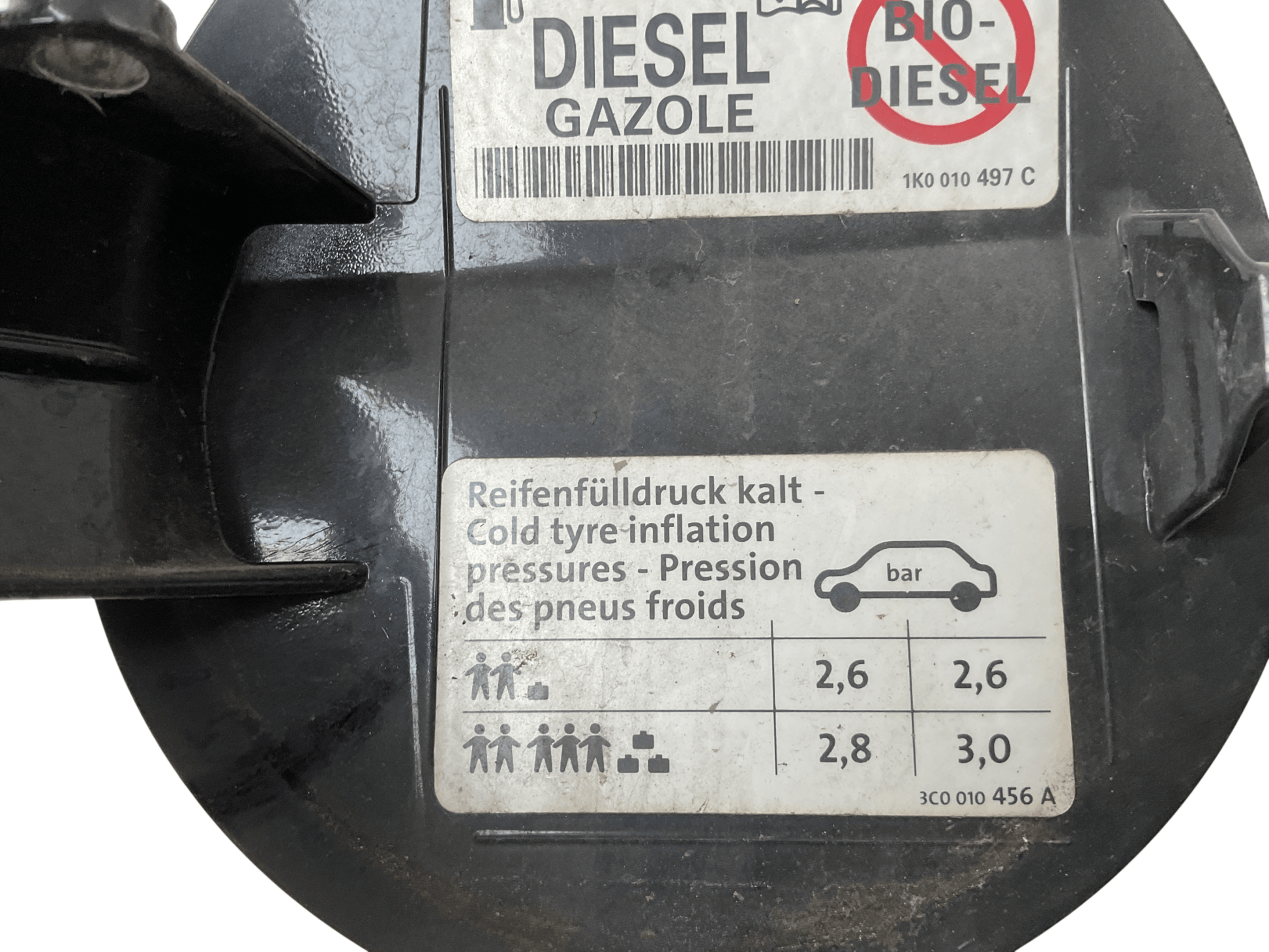 Tapa Combustible VW Passat 05-10 - 3C0010456A