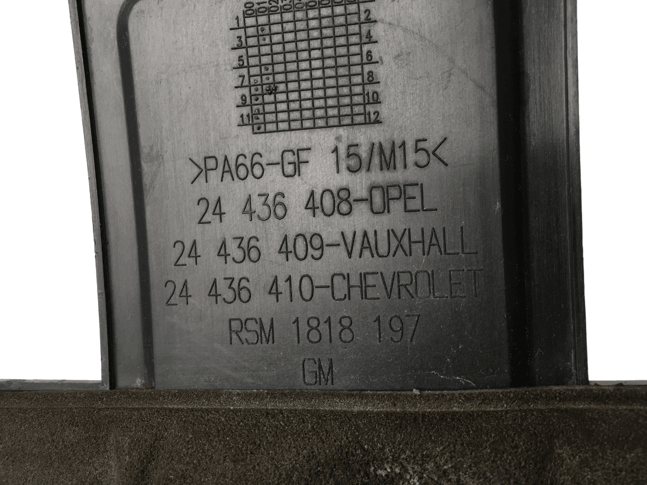 Tapa motor Opel 2,0 DTI 24436408 - 24436408