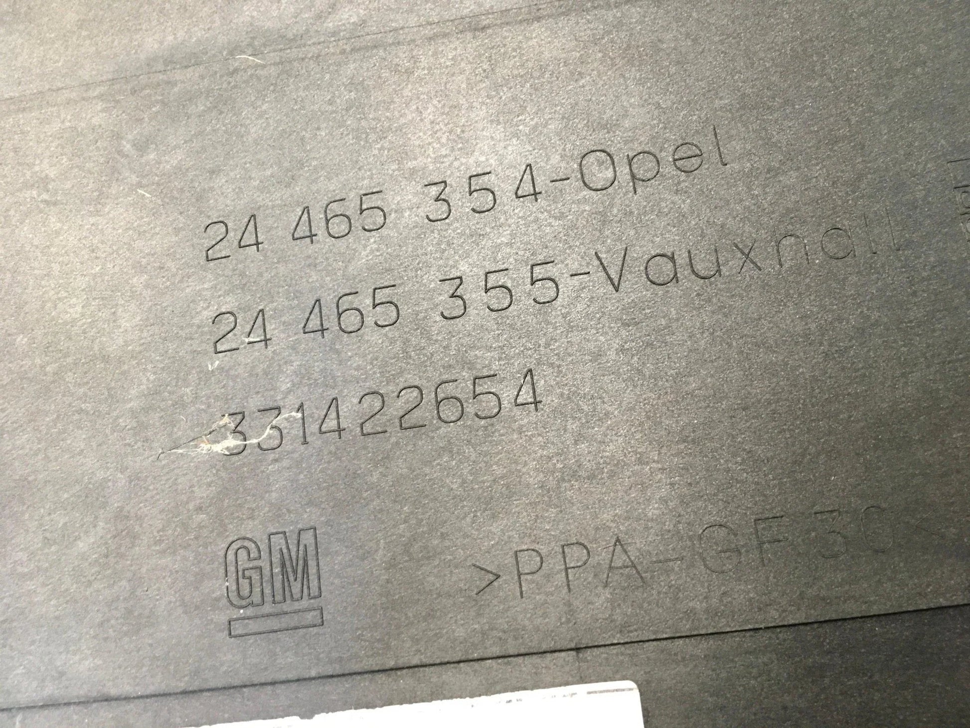 Tapa motor Opel Vectra C