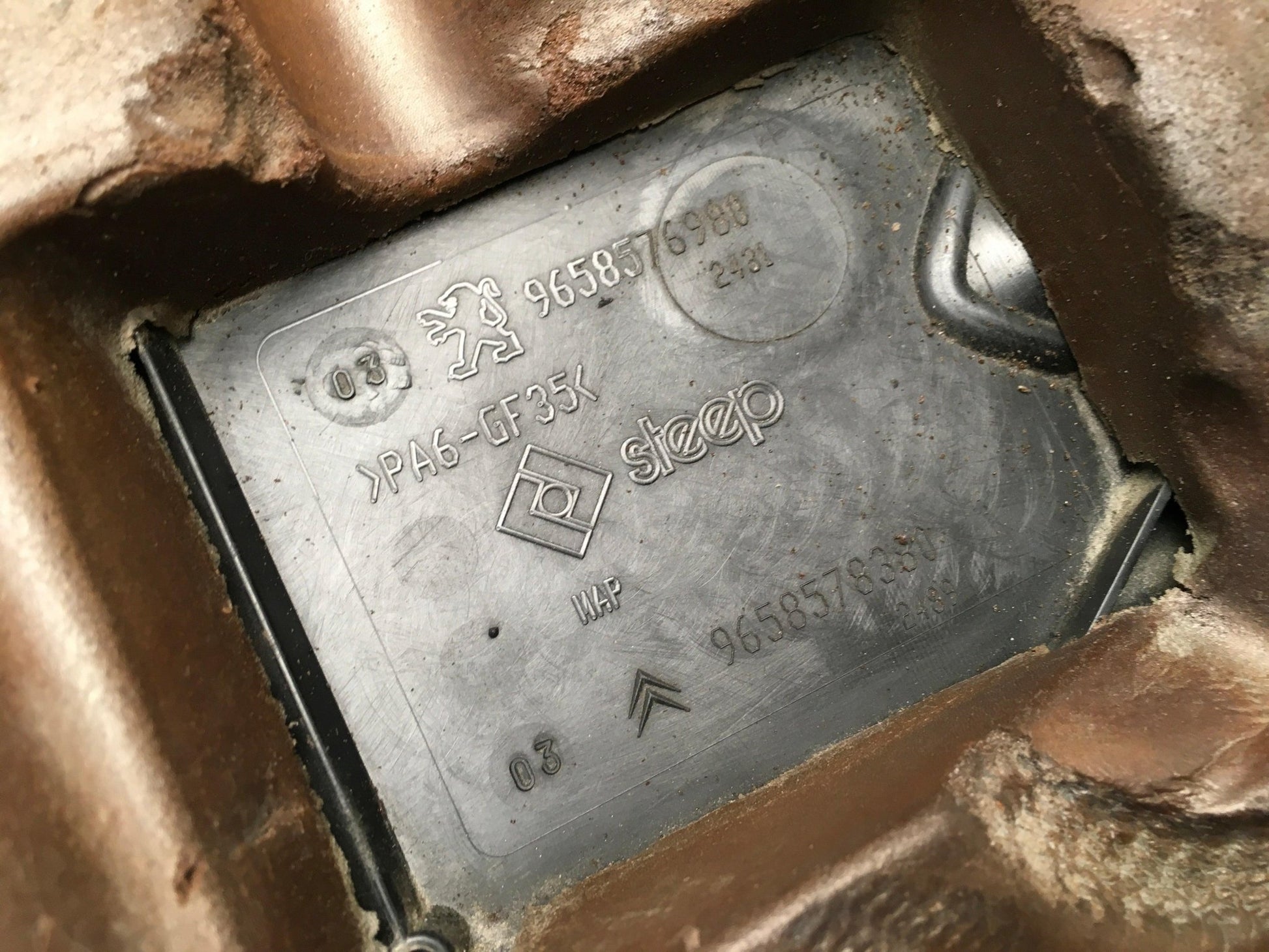 Tapa Motor Peugeot 407 / Citroen C5 III - 9658578380