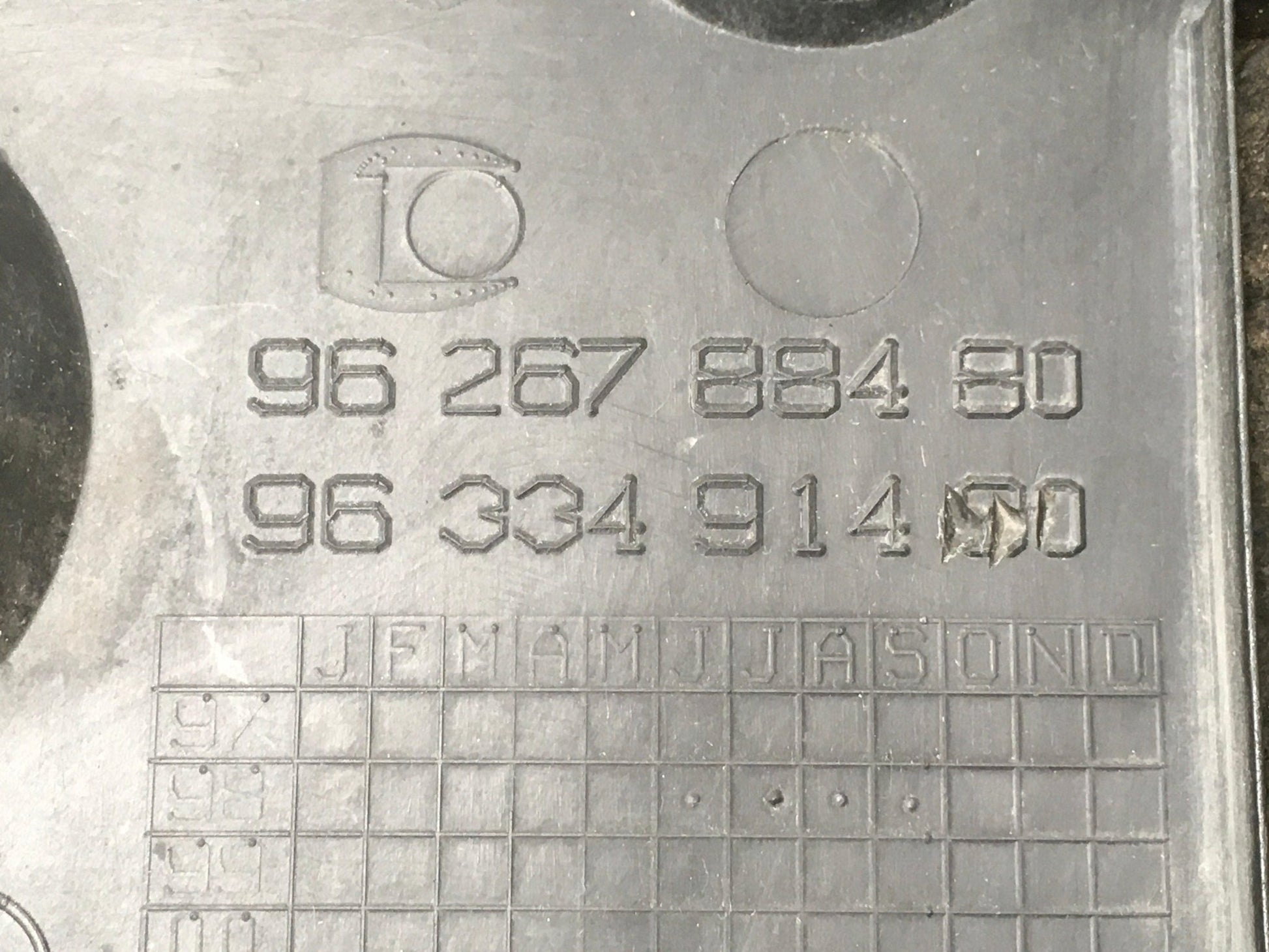 Tapa motor Peugeot Partner I - 9626788480_