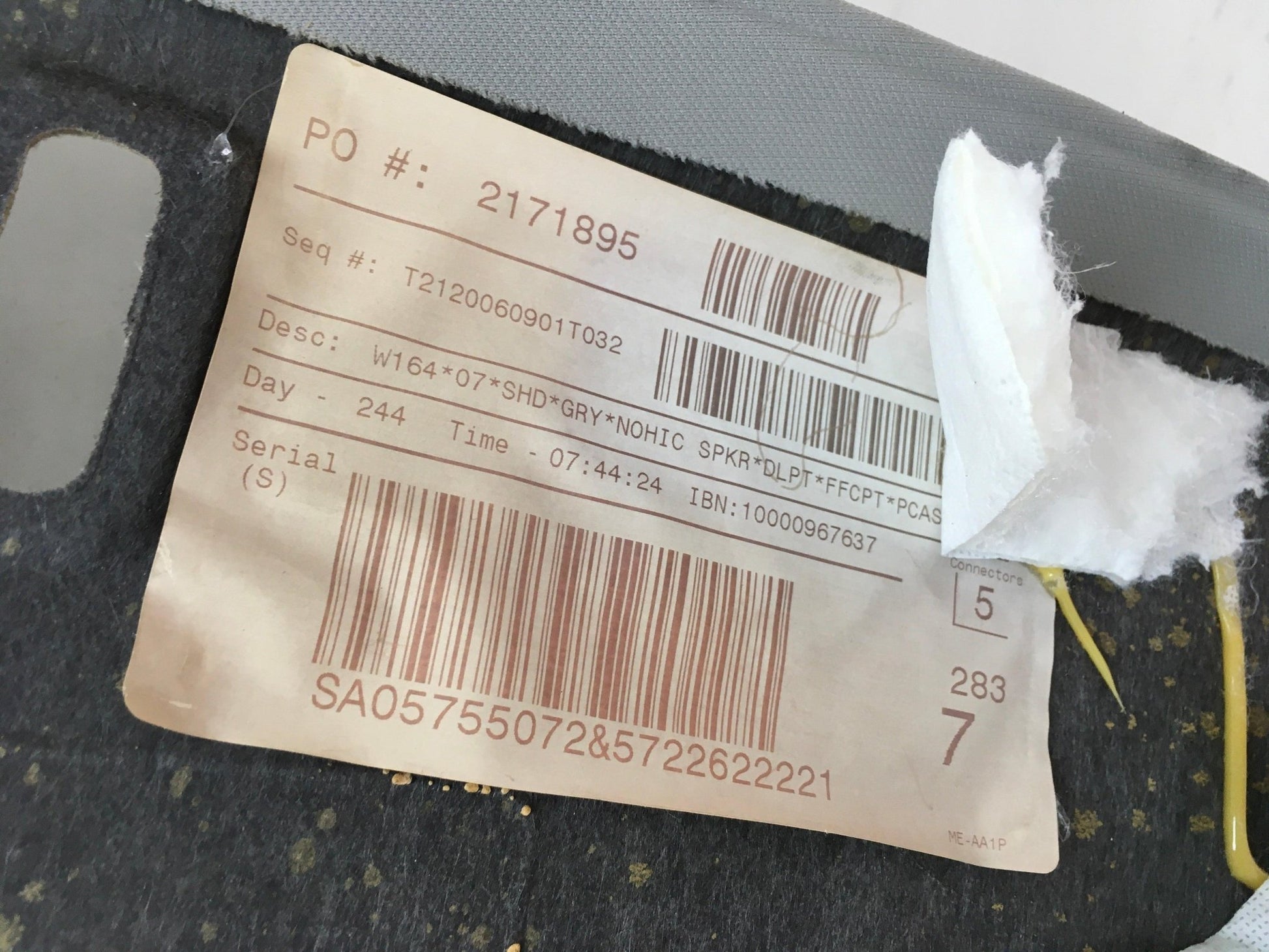 Techo interior Mercedes W164 - 1646901150