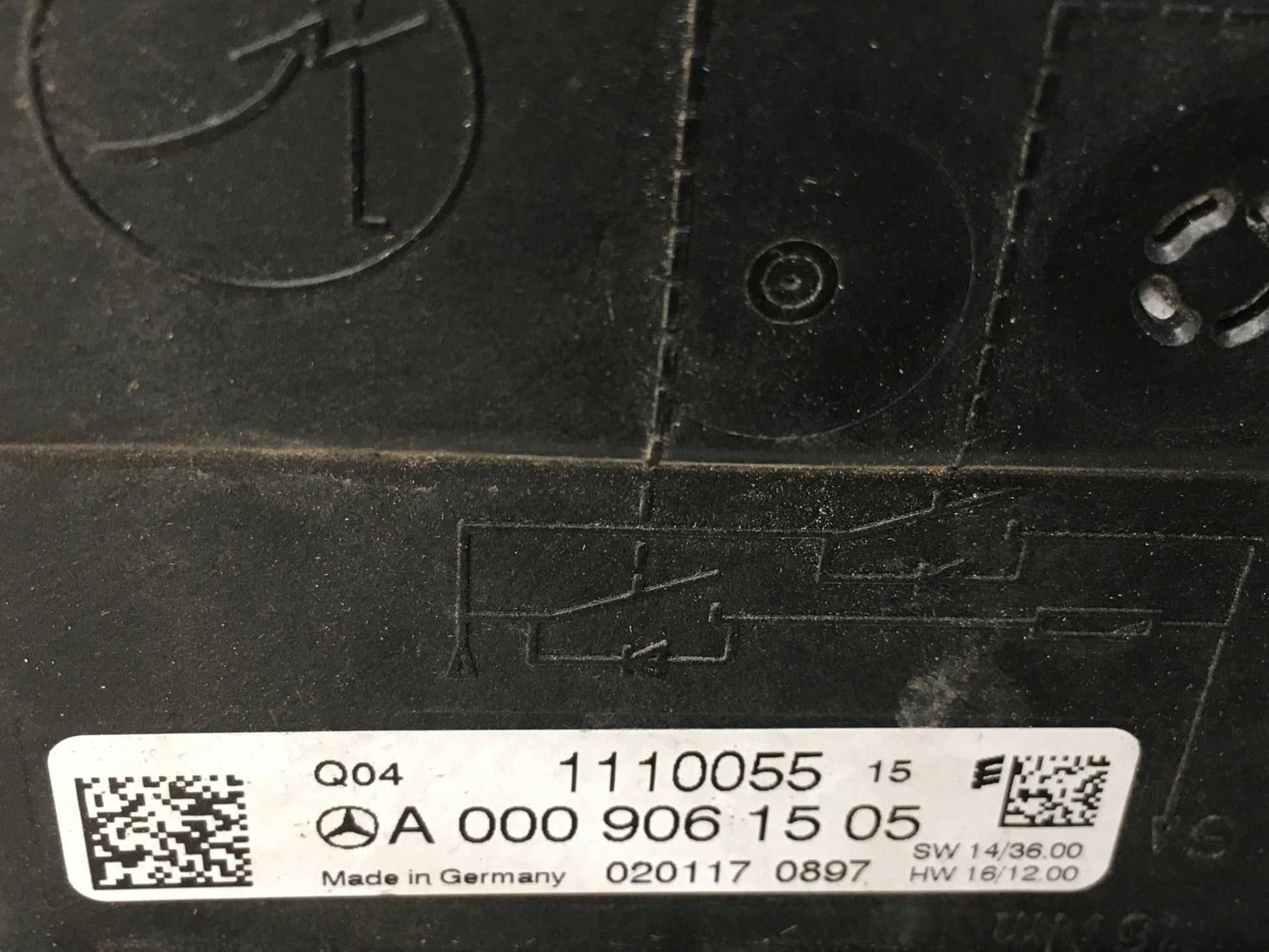 Terminal Negativo Bateria Mercedes A0009061505 - A0009061505