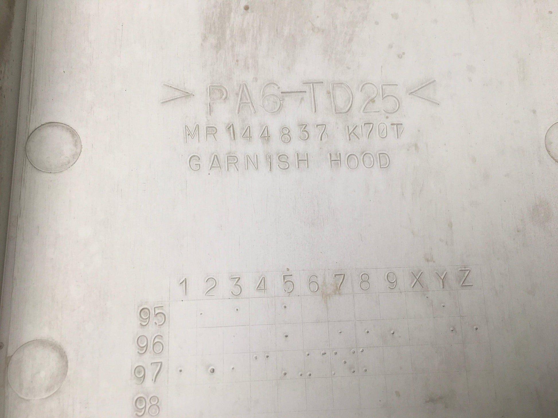 Toma aire Capo Mitsubishi L200 K60 70 - MR144837