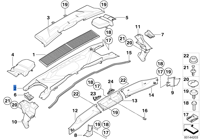 Torpedo BMW X1 E84 - 64316924277