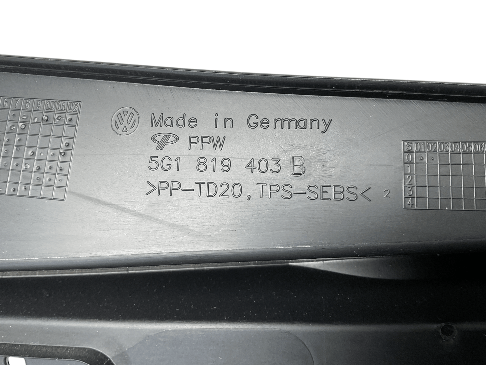Torpedo VW Golf VII 2012 - 2020 - 5G1819403B