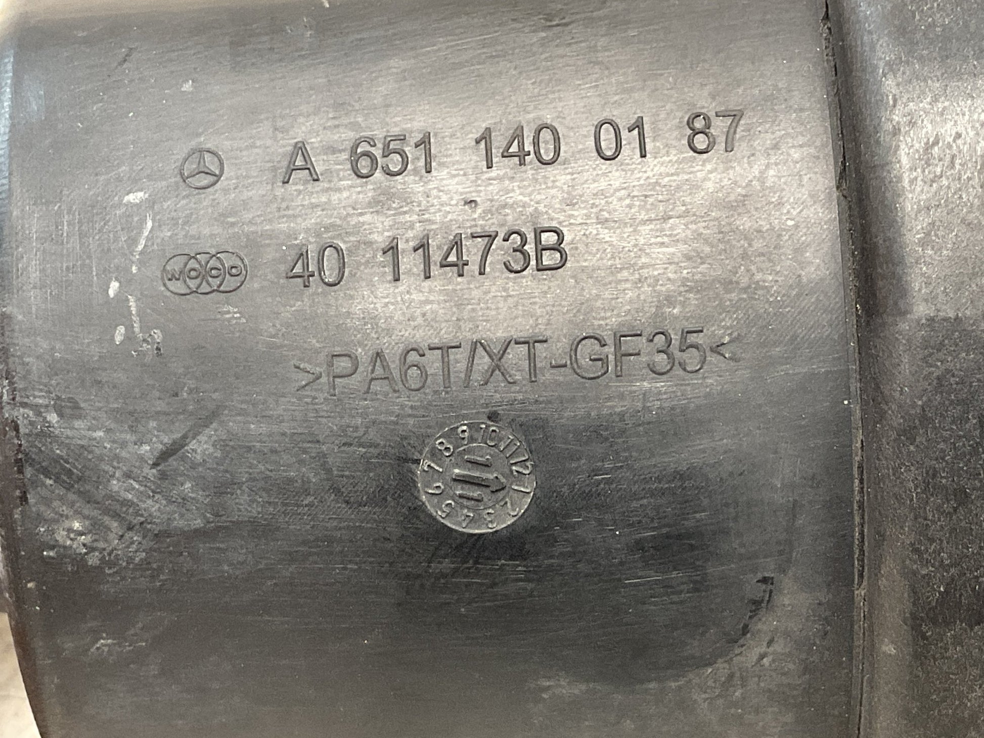 Tubo Admision Mercedes W639 W906 - A6511400187