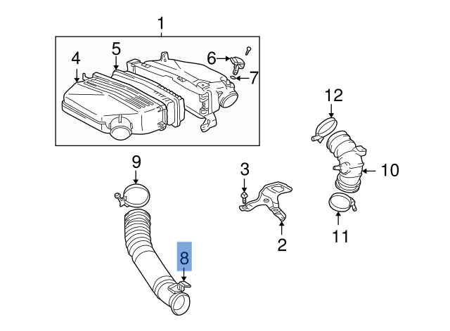 Tubo Admision Toyota Rav4 II - 1775028010