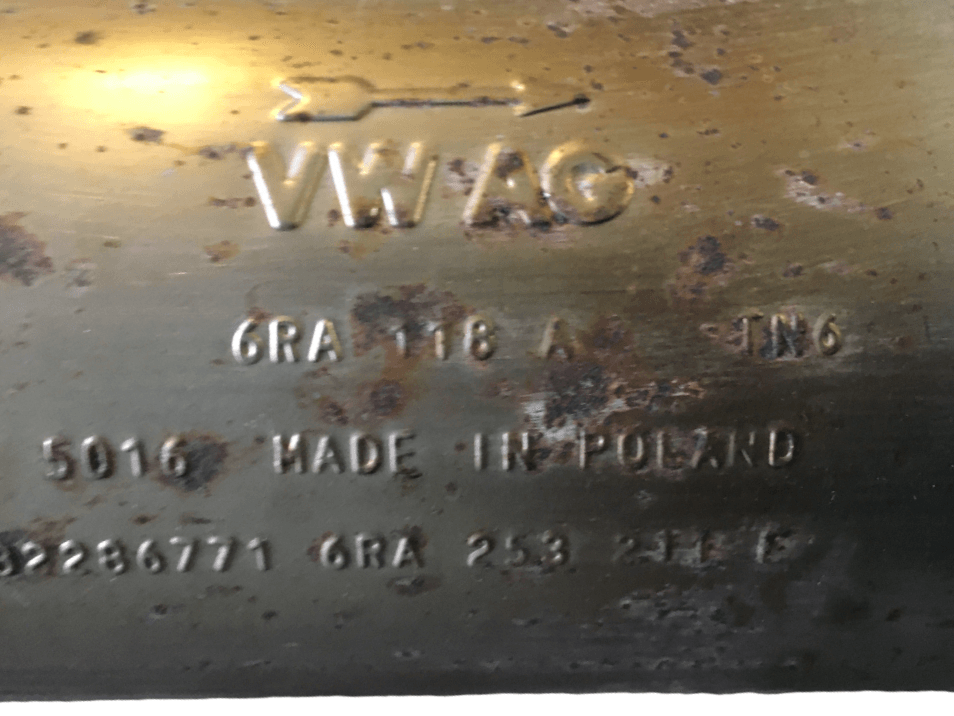 Tubo de escape Skoda Rapid 6RA253211E - 6RA253211E