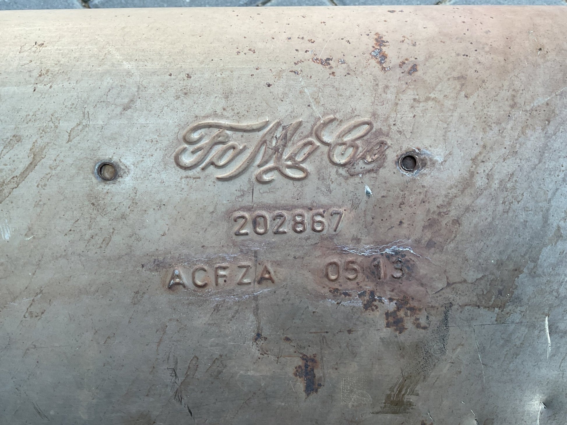 Tubo Escape Ford C - Max 2010 - 2019 - ACFZA202867