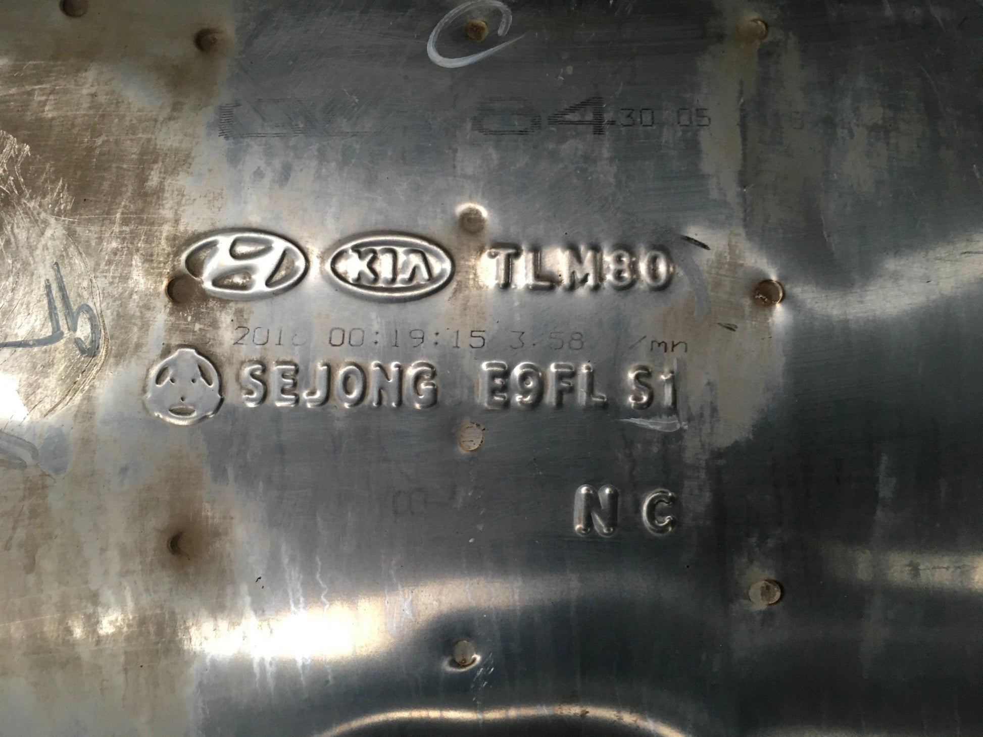 Tubo Escape Hyundai Tucson TL Kia Sportage QL - TLM80